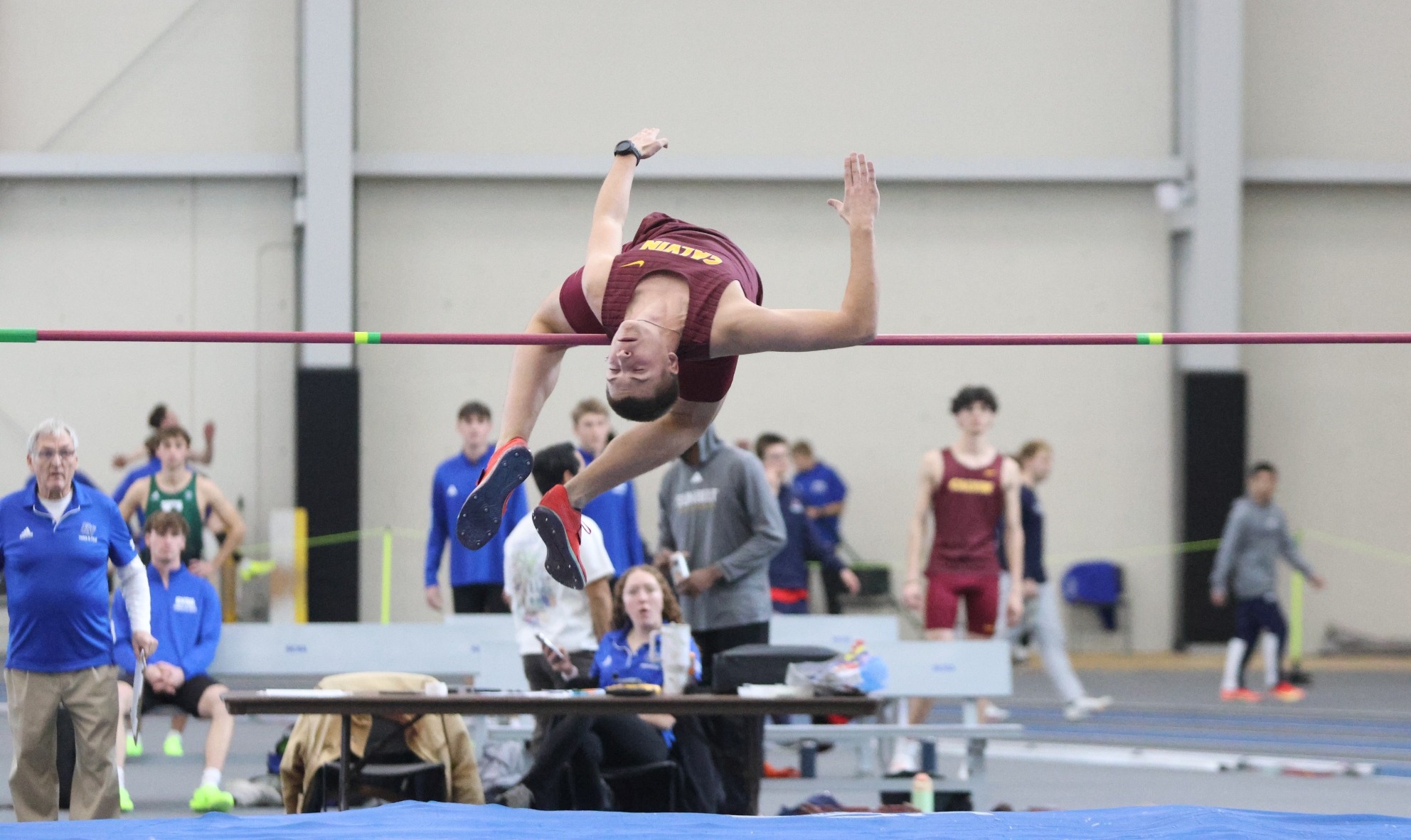 Eric Barancik High Jump at GVSU Holiday Open - 12-5-25