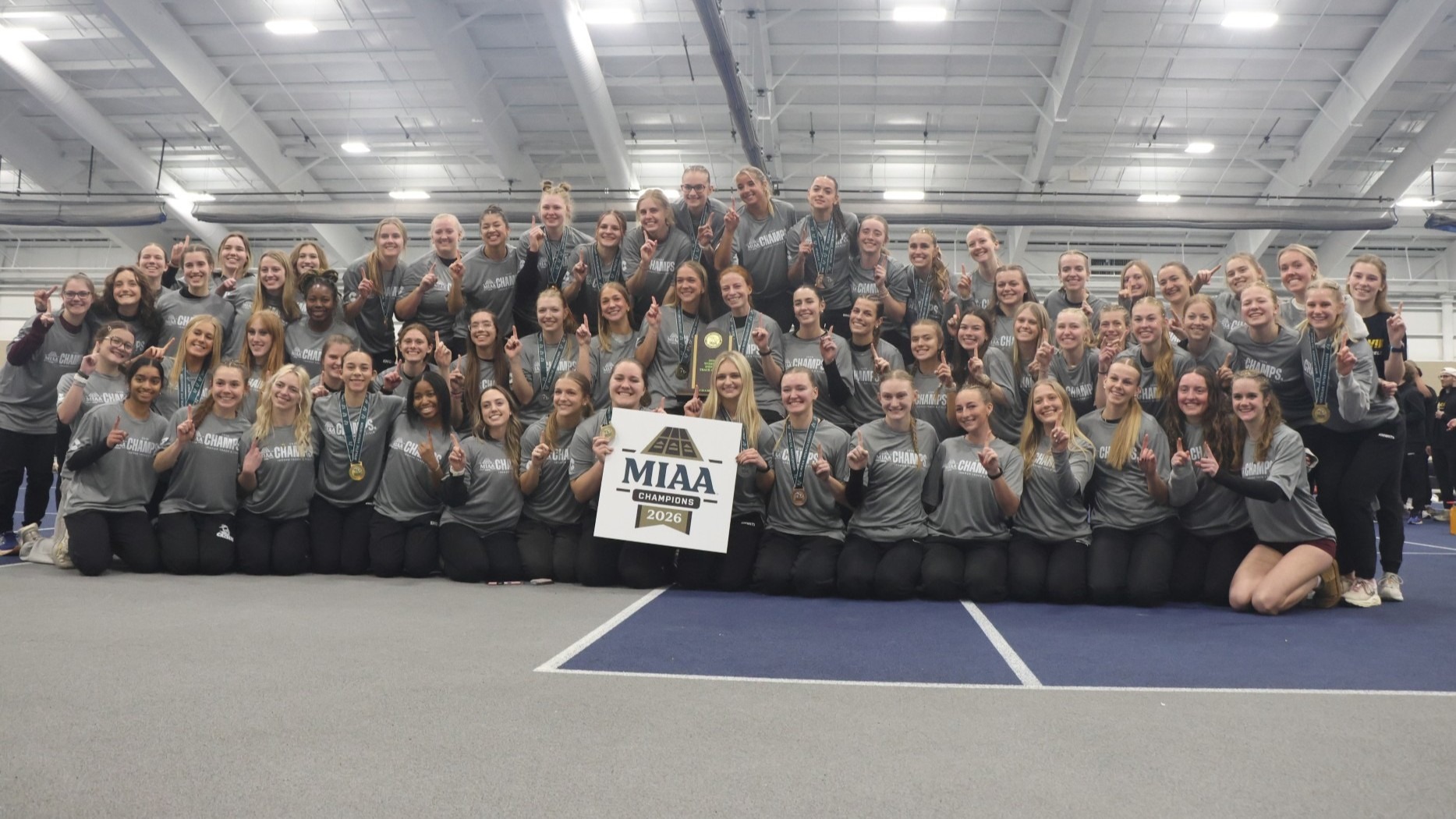MIAA Women's Indoor Track Champions - 2-28-26