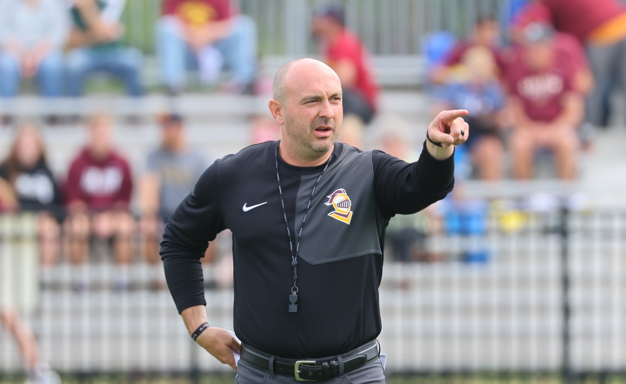 Calvin Head Football Coach Trent Figg - 9-13-25