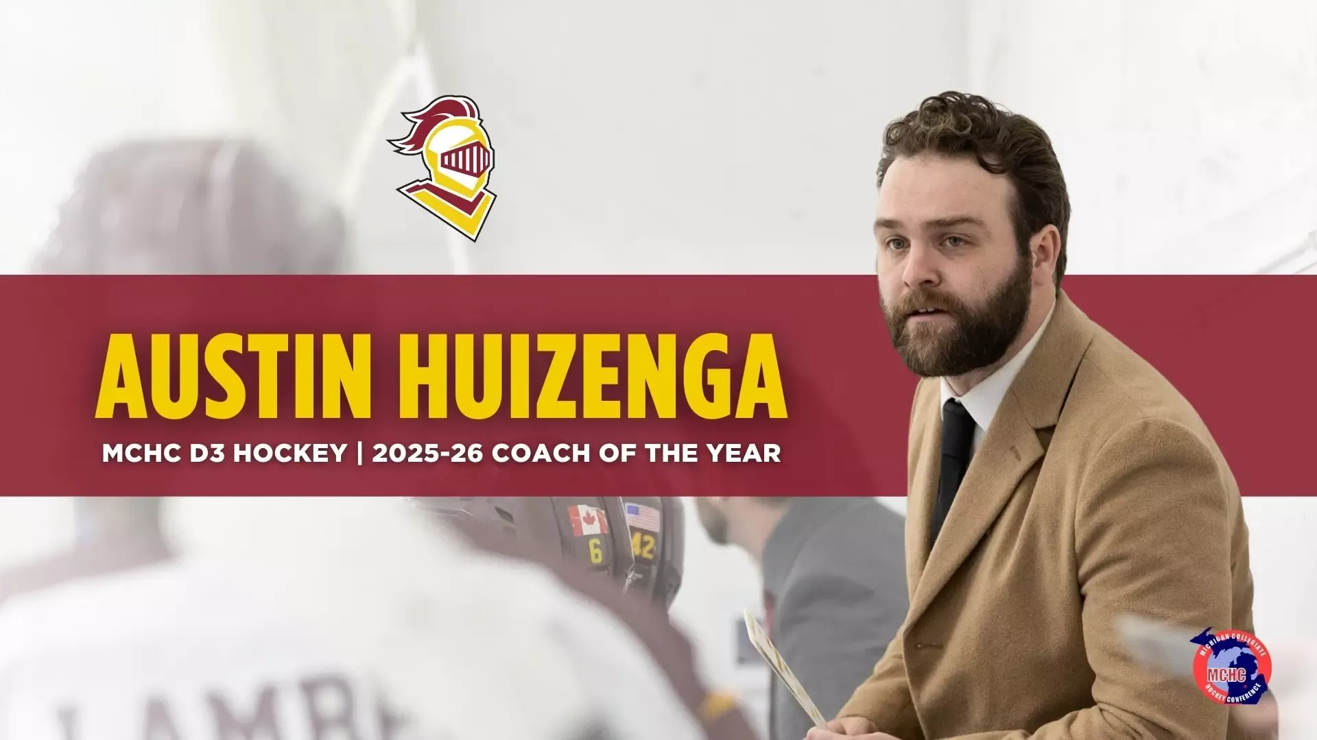 Austin Huizenga 2026 MCHC Coach of Year
