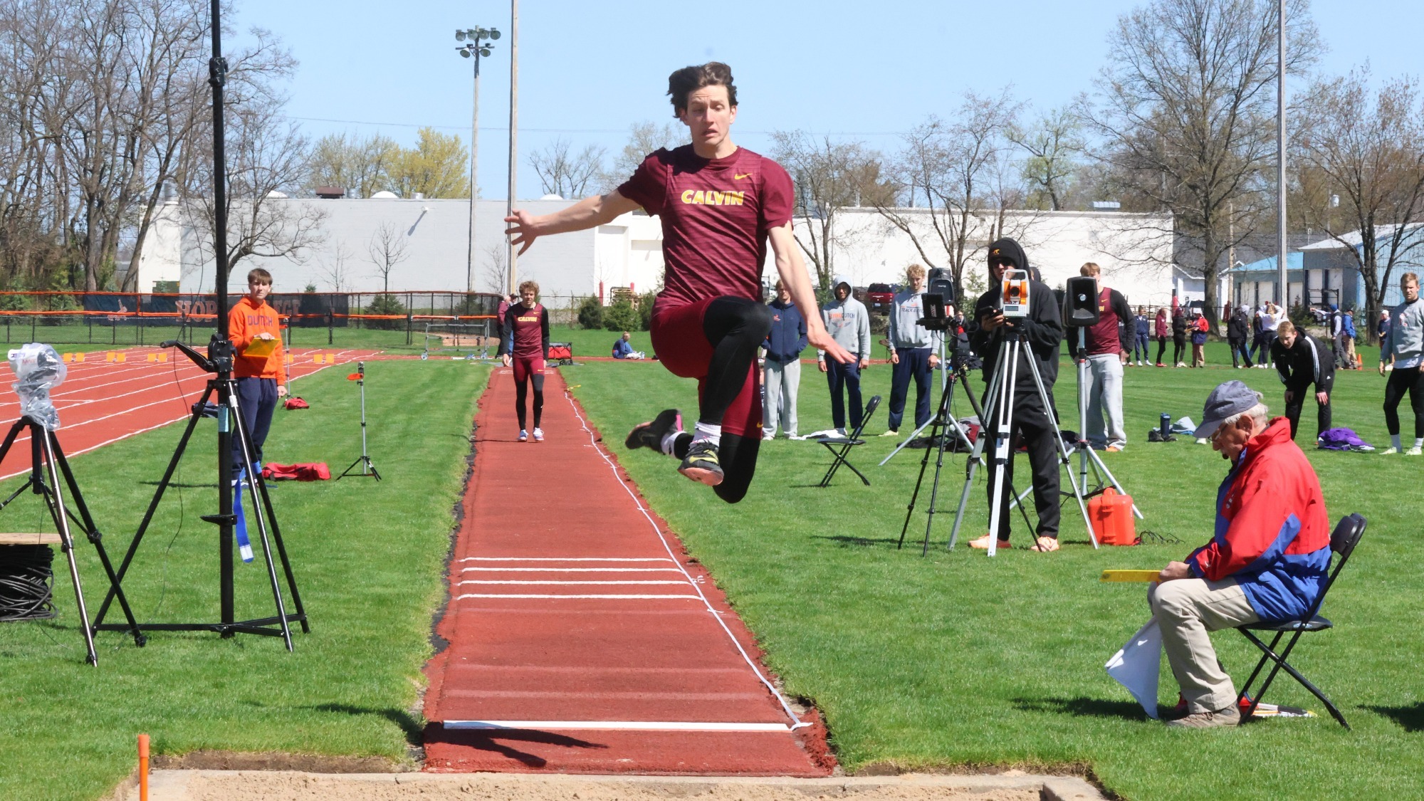 Rhys Bedford Long Jump at MIAA Decathlon - 4-20-26