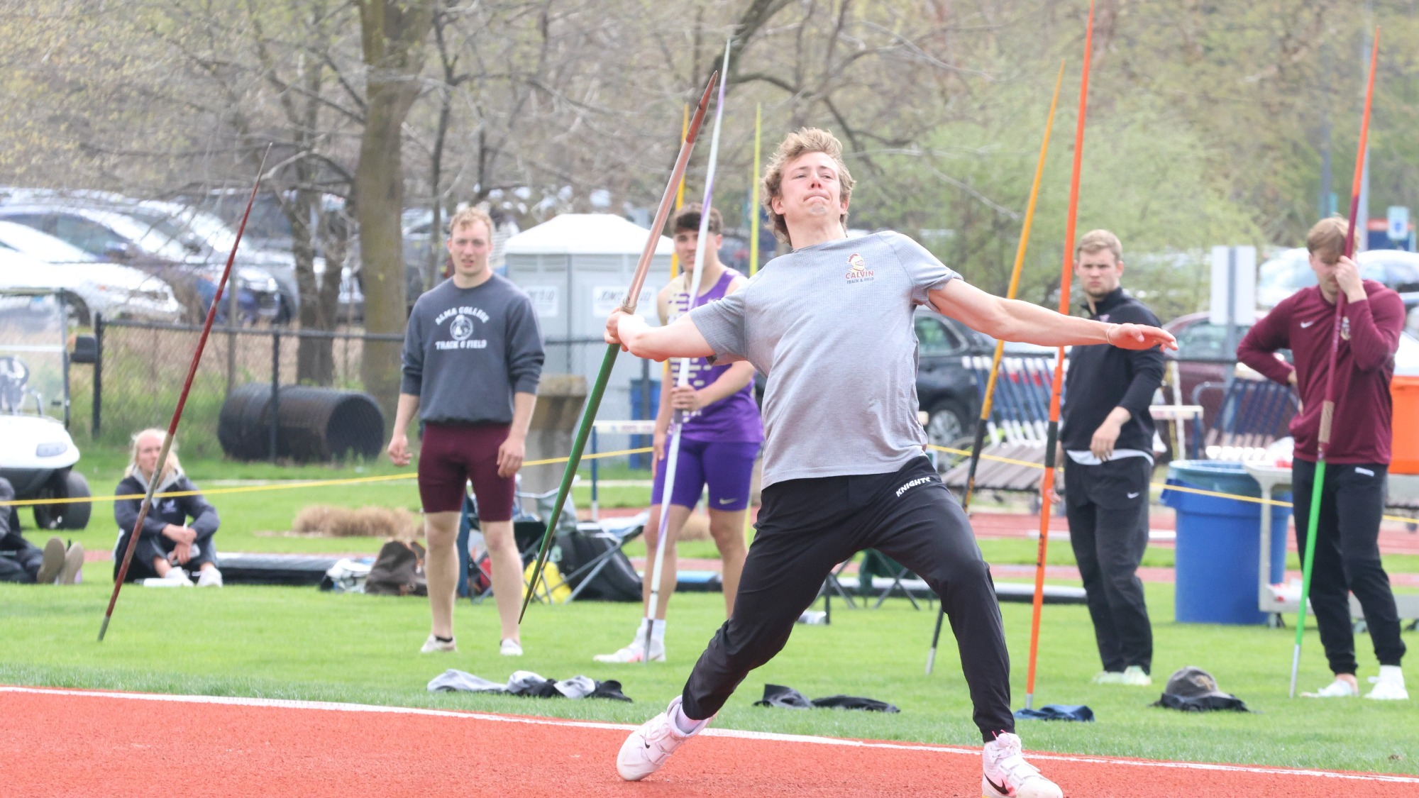 Jarrett Febus Javelin Throw in MIAA Decathlon - 4-21-26