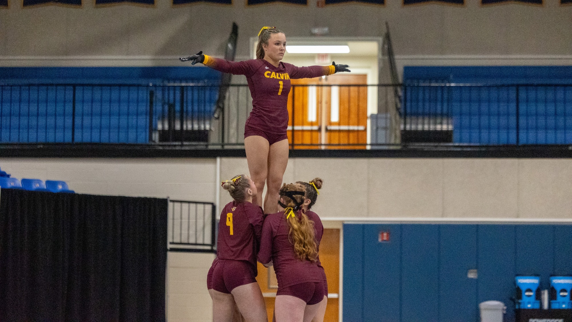 Calvin Acrobatics and Tumbling competing at NCATA D3 Nationals - 4-9-26