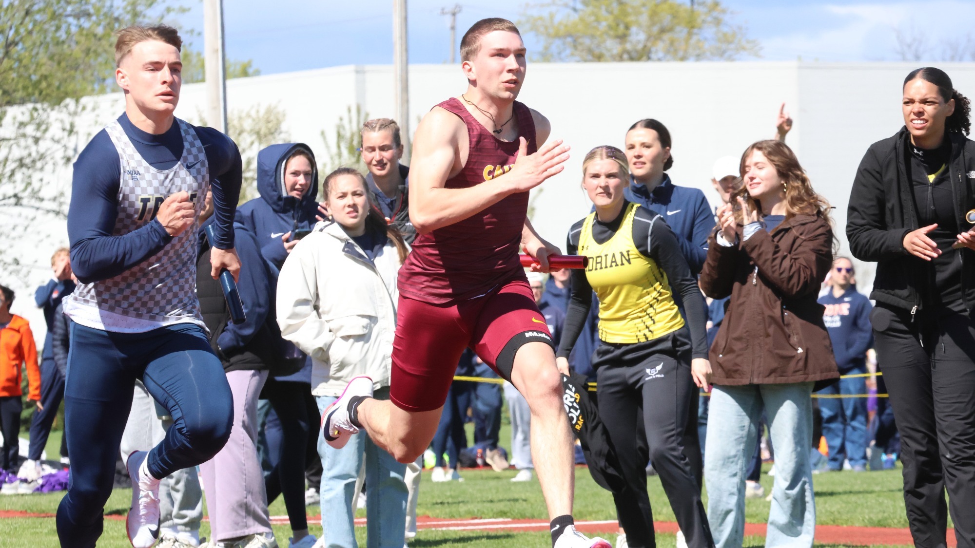 Gabe Van Goor 4x100 Meter Relay Anchor at MIAA Outdoor Championships - 5-1-26