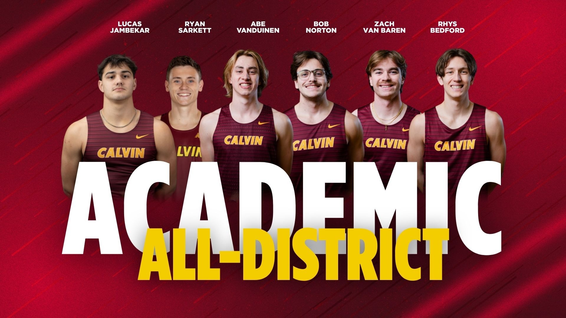 CSC Men's XC/Track & Field Academic All-District 2026