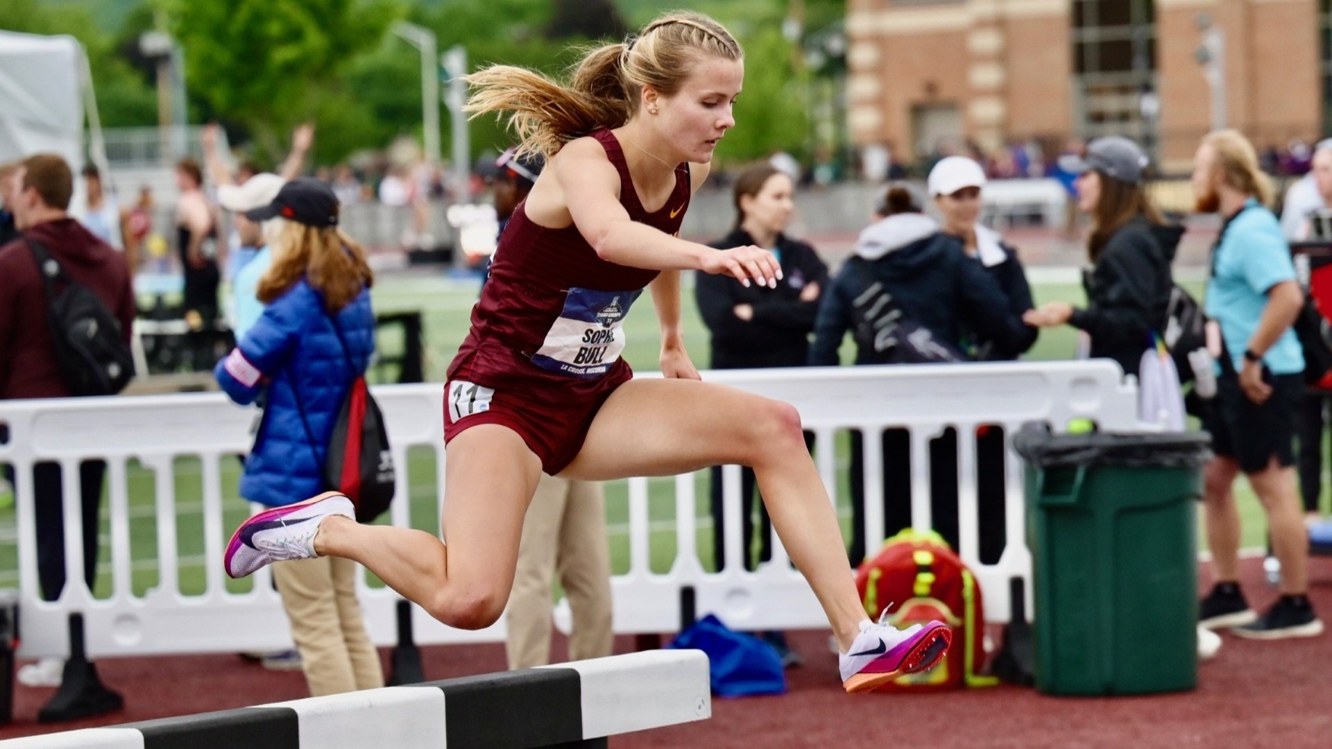 Sophie Bull in steeplechase at 2026 NCAA III Track & Field Championships