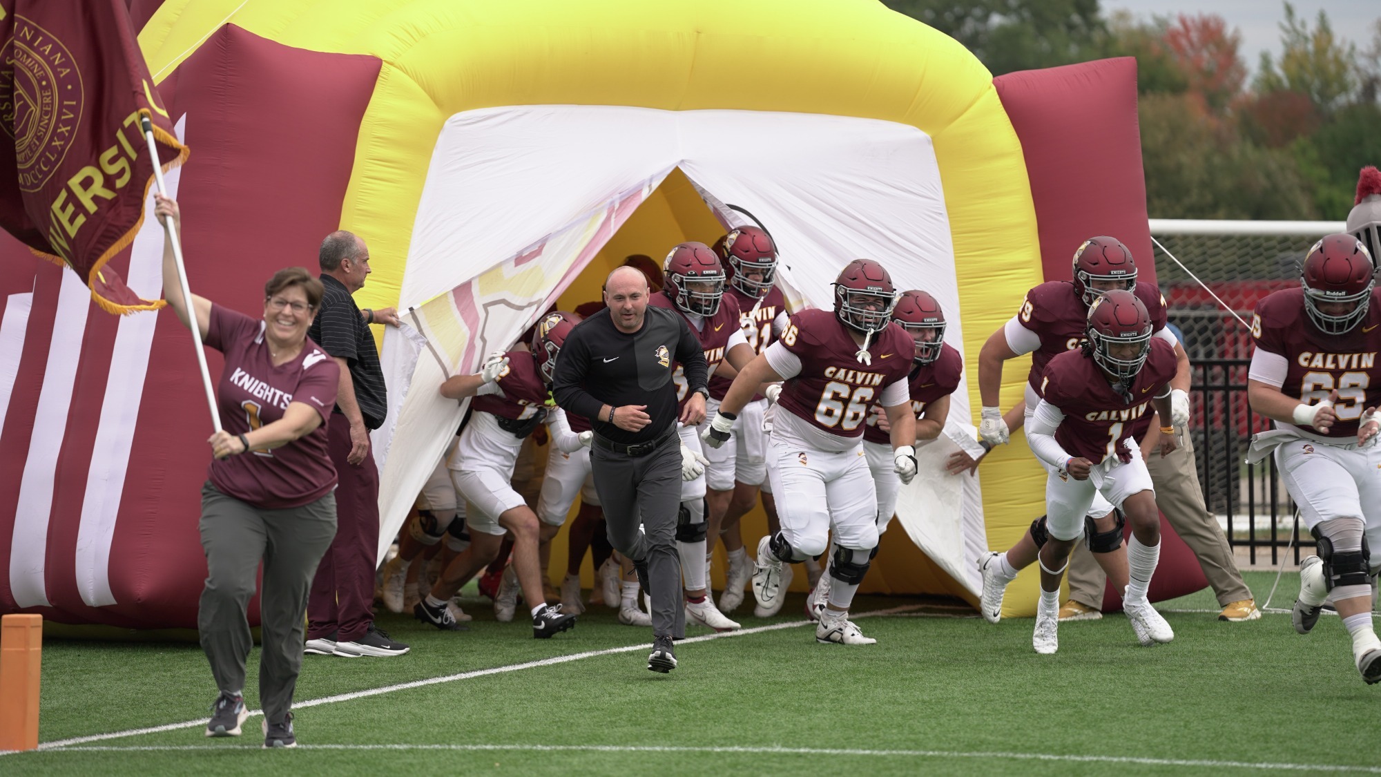 Calvin Football Runout vs Concordia - 9-13-25