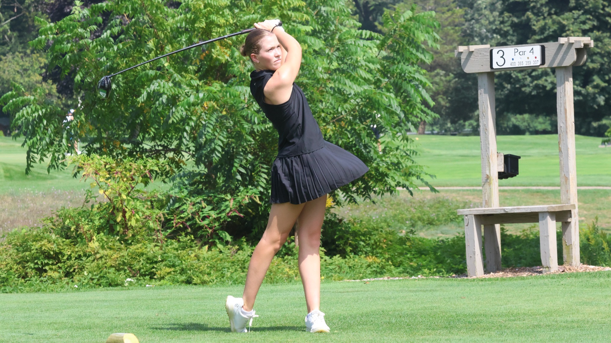 Lana Moore Tee Shot at Calvin-Hope Kickoff Challenge - 9-1-26