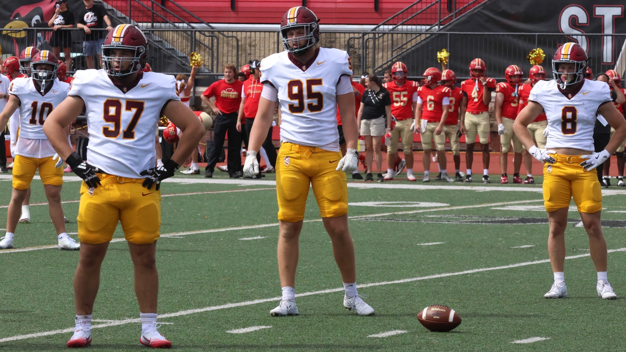 Calvin Football Defensive Line at Otterbein - 9-5-26