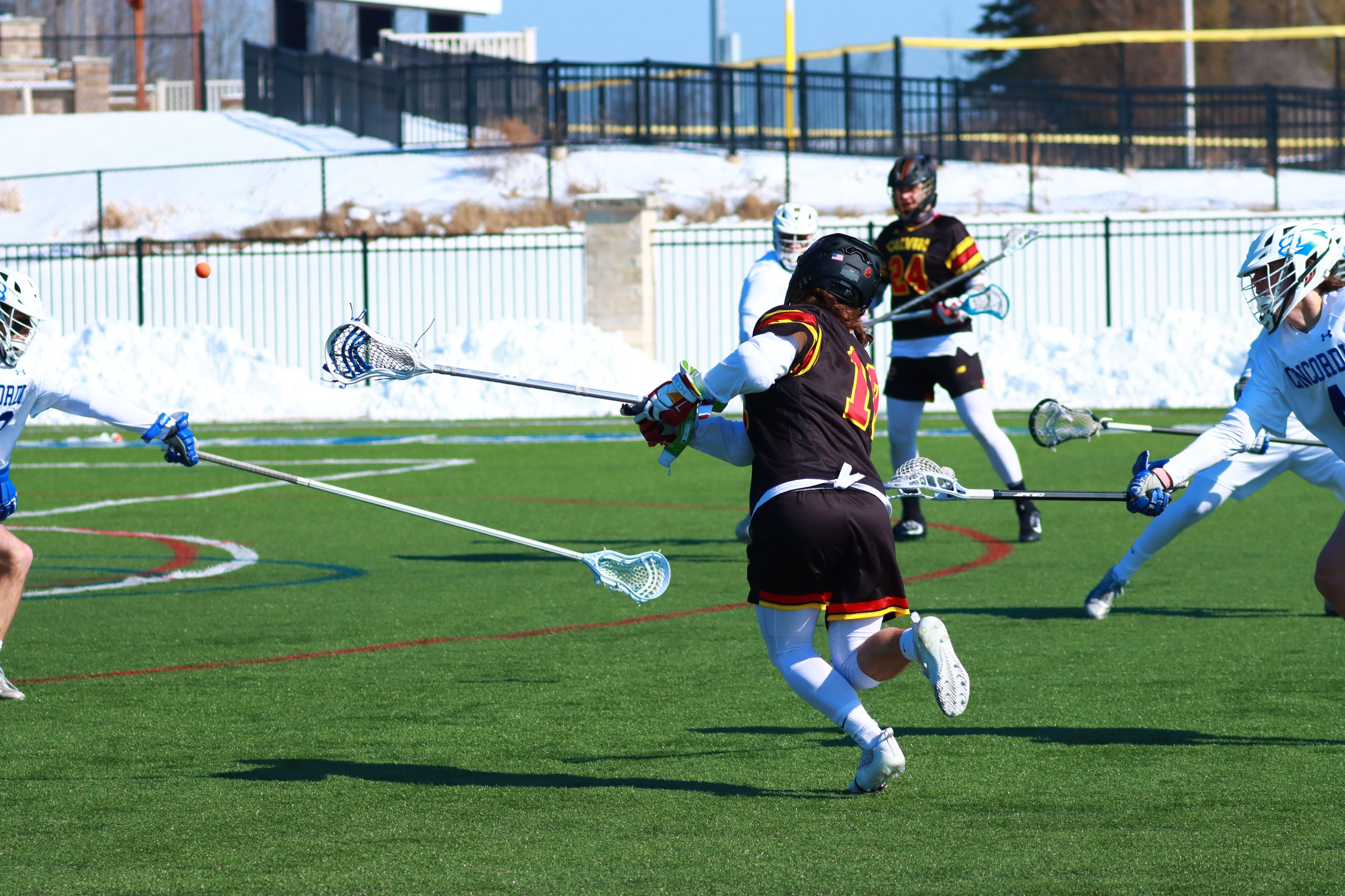 Calvin Men's Lacrosse Cruises by Concordia Calvin University