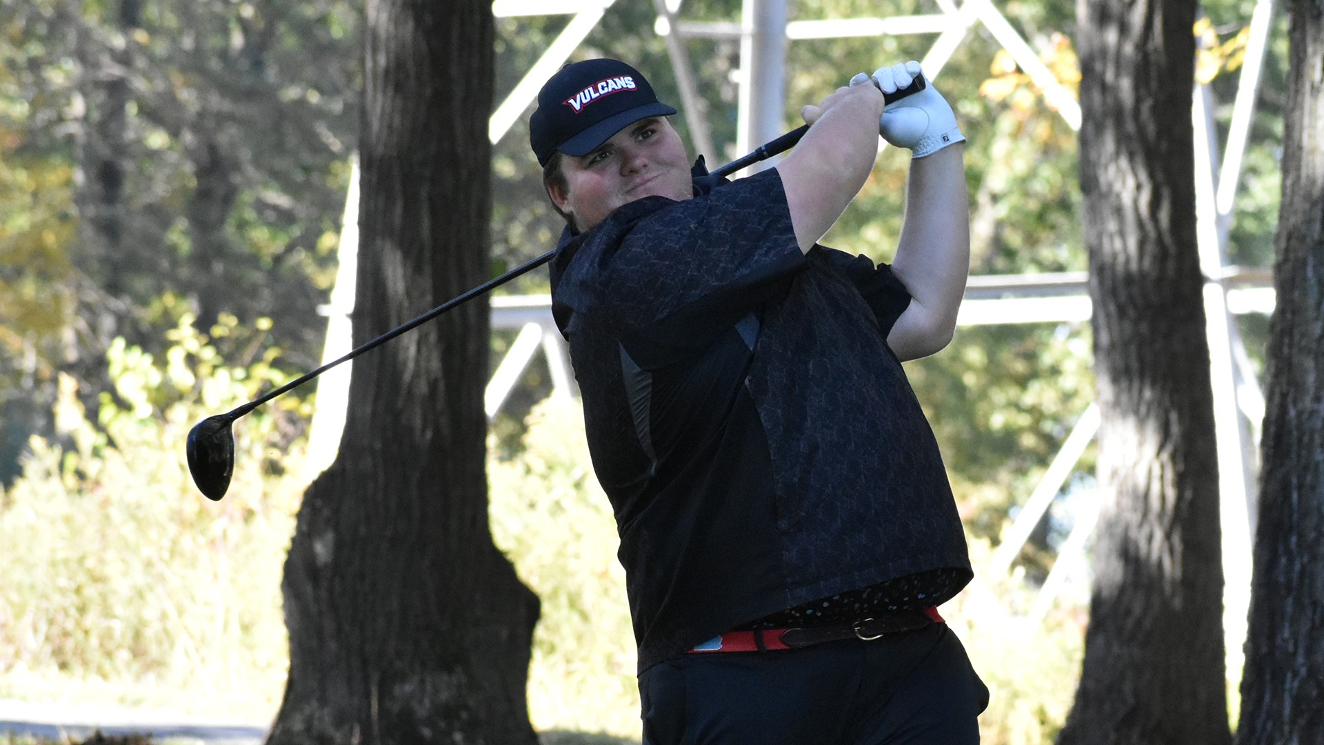 goodrich tee shot in round 1 2025 psac championships