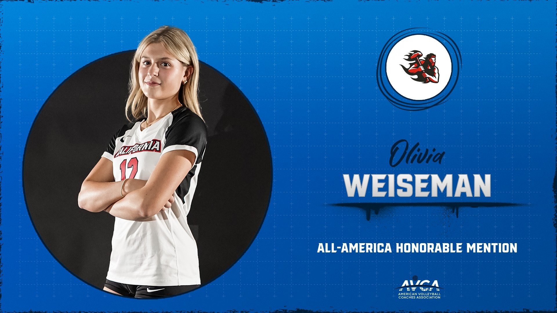 weiseman 2025 avca all-america honorable mention