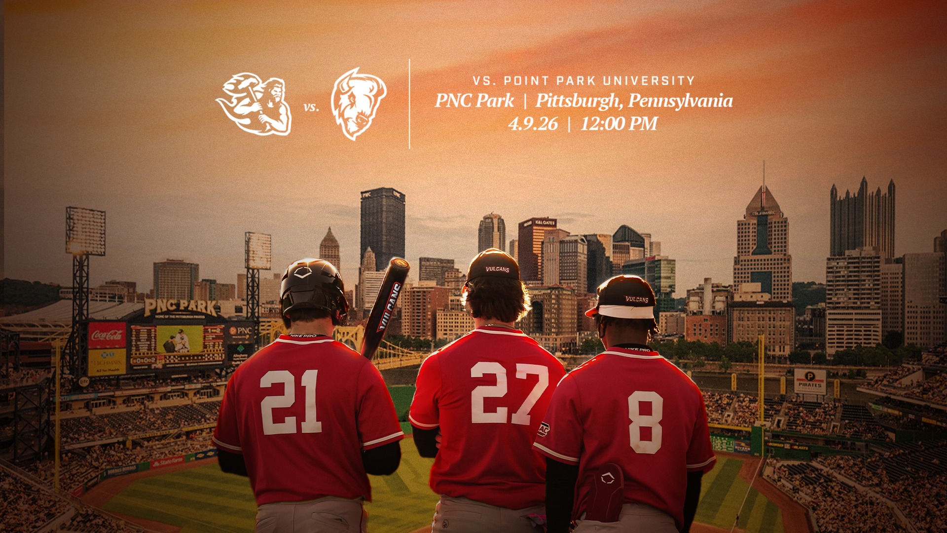 vulcans to play at pnc park