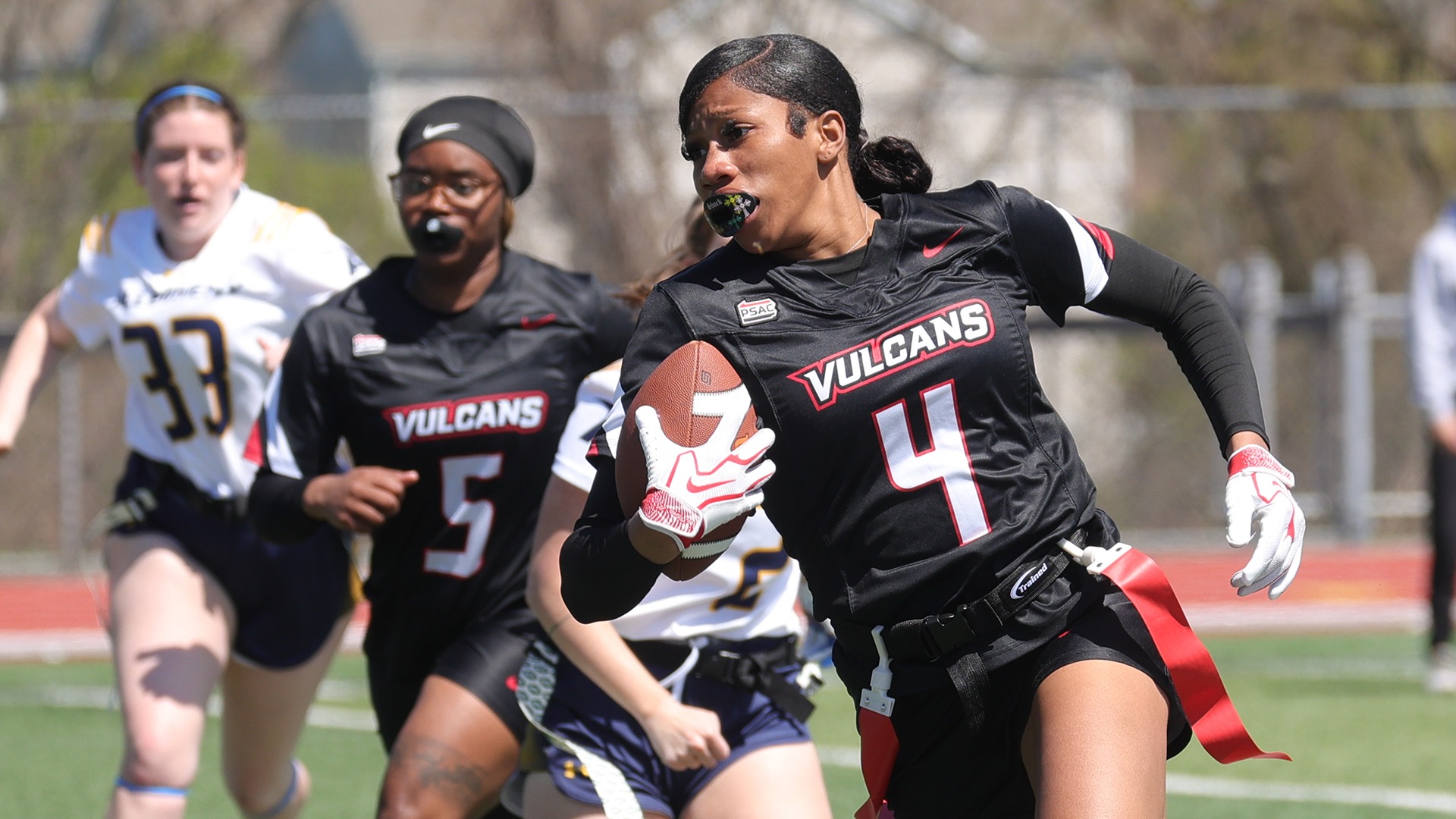 young with ball in home opener