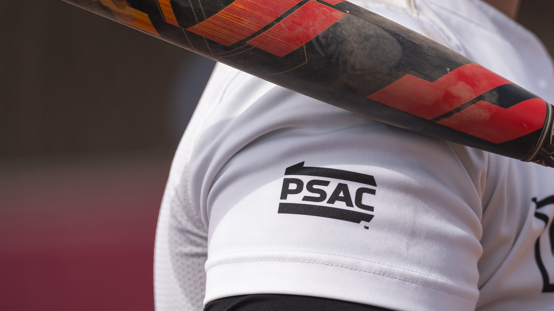 psac patch on softball jersey