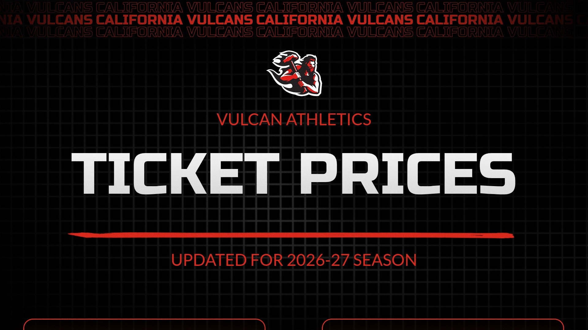 vulcans announce ticket price changes for 26-27 season