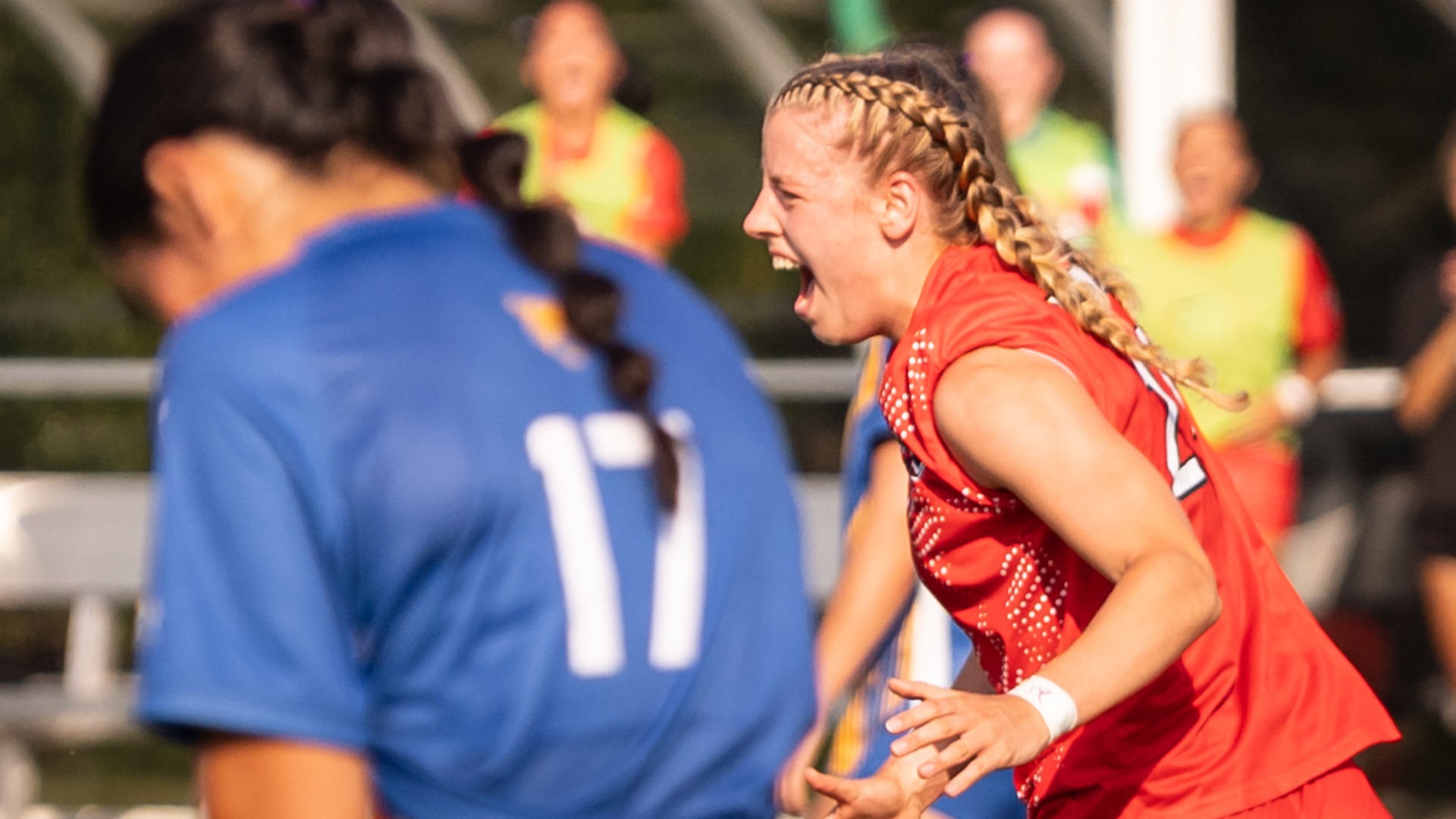 eaton goal celebration