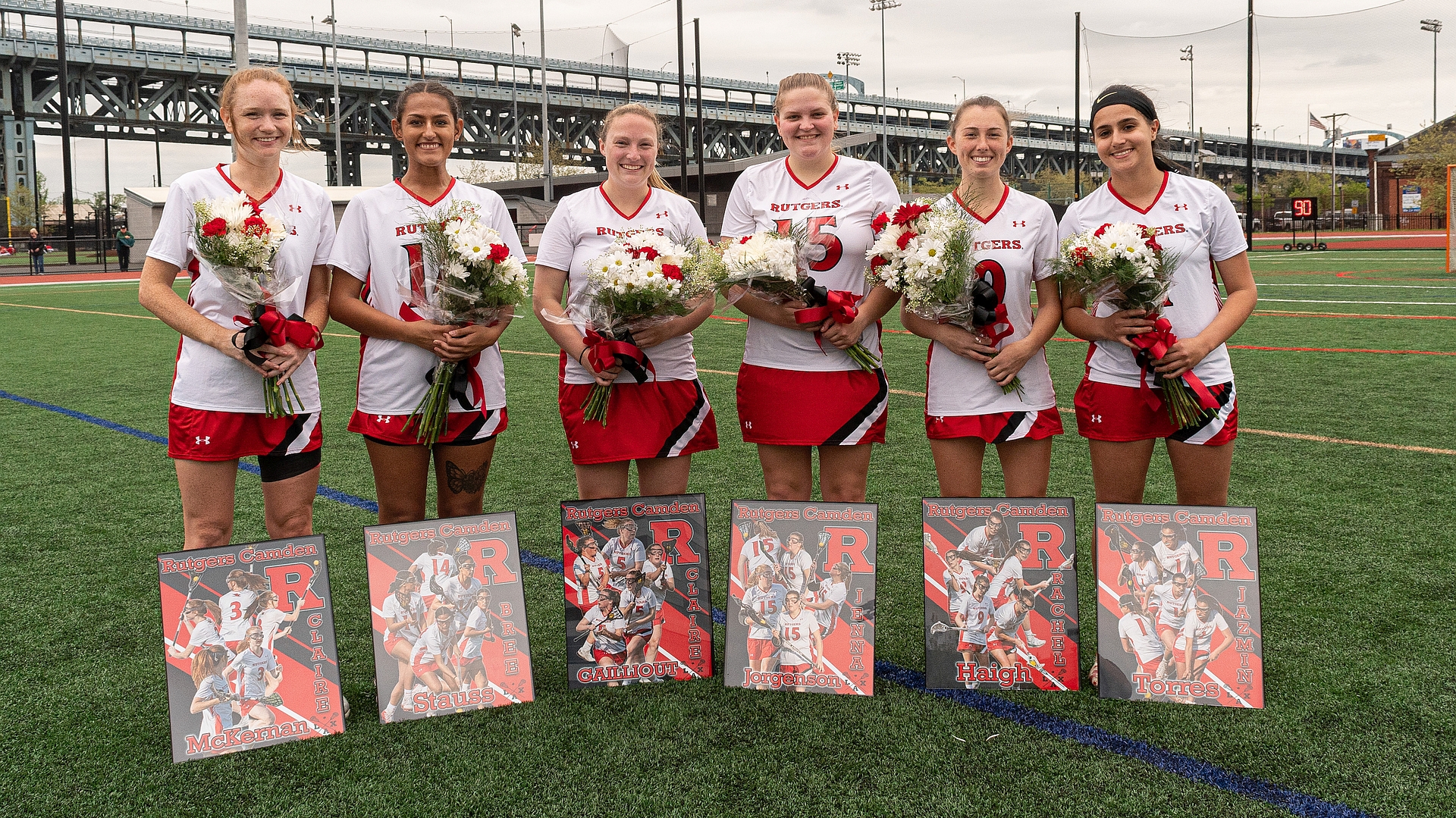 2022 lacrosse Senior Day seniors