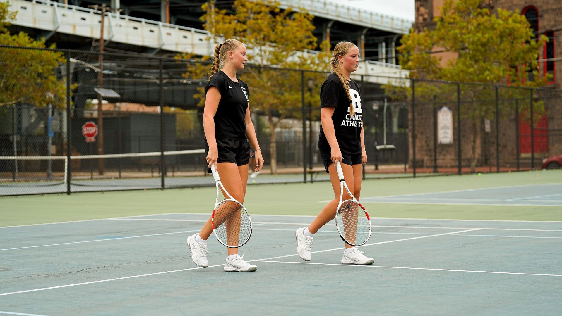 Gabby Albert (left) and Bella Albert