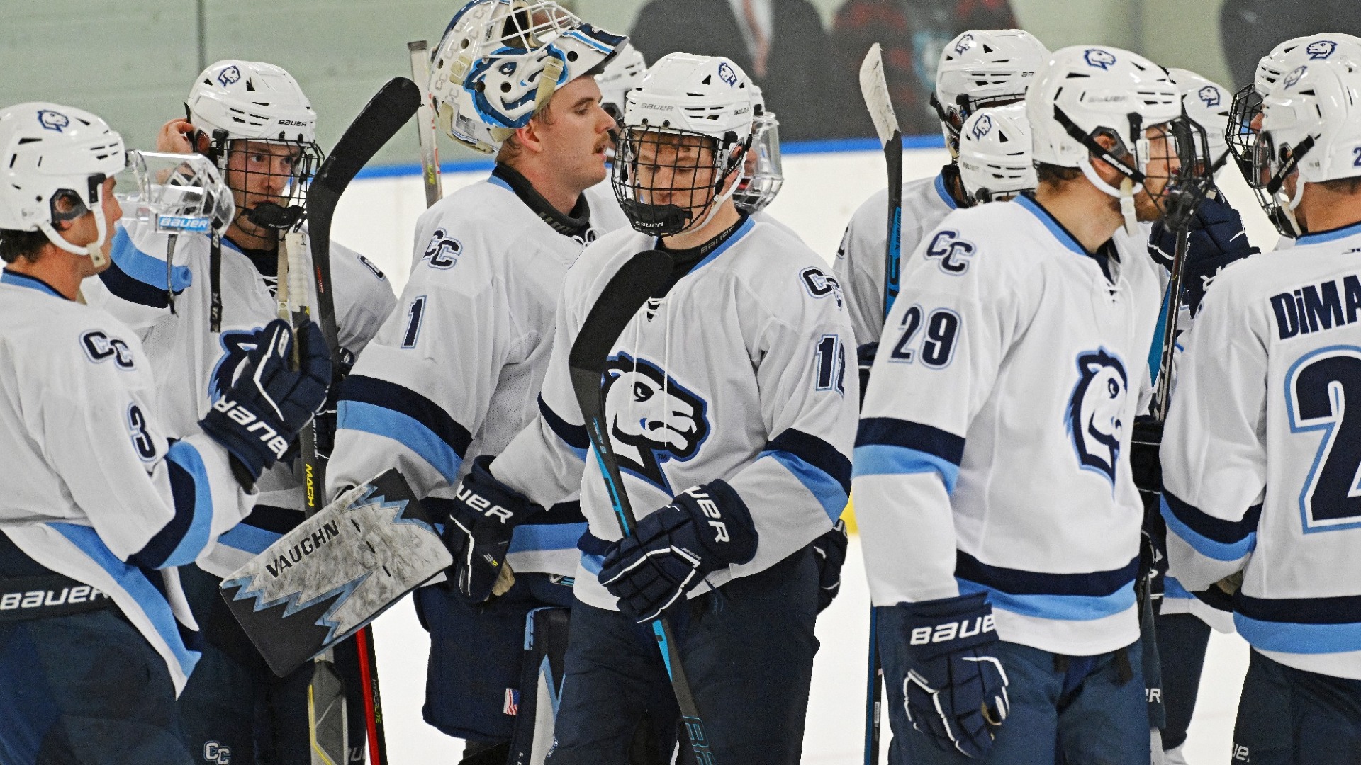 Men's Hockey's Win Streak Snapped by Amherst on Saturday Connecticut