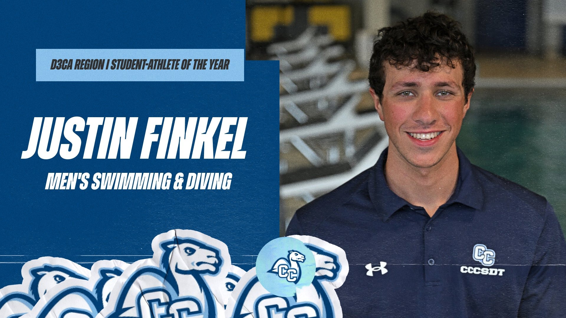 D3CA Region I Student-Athlete of the Year Justin Finkel