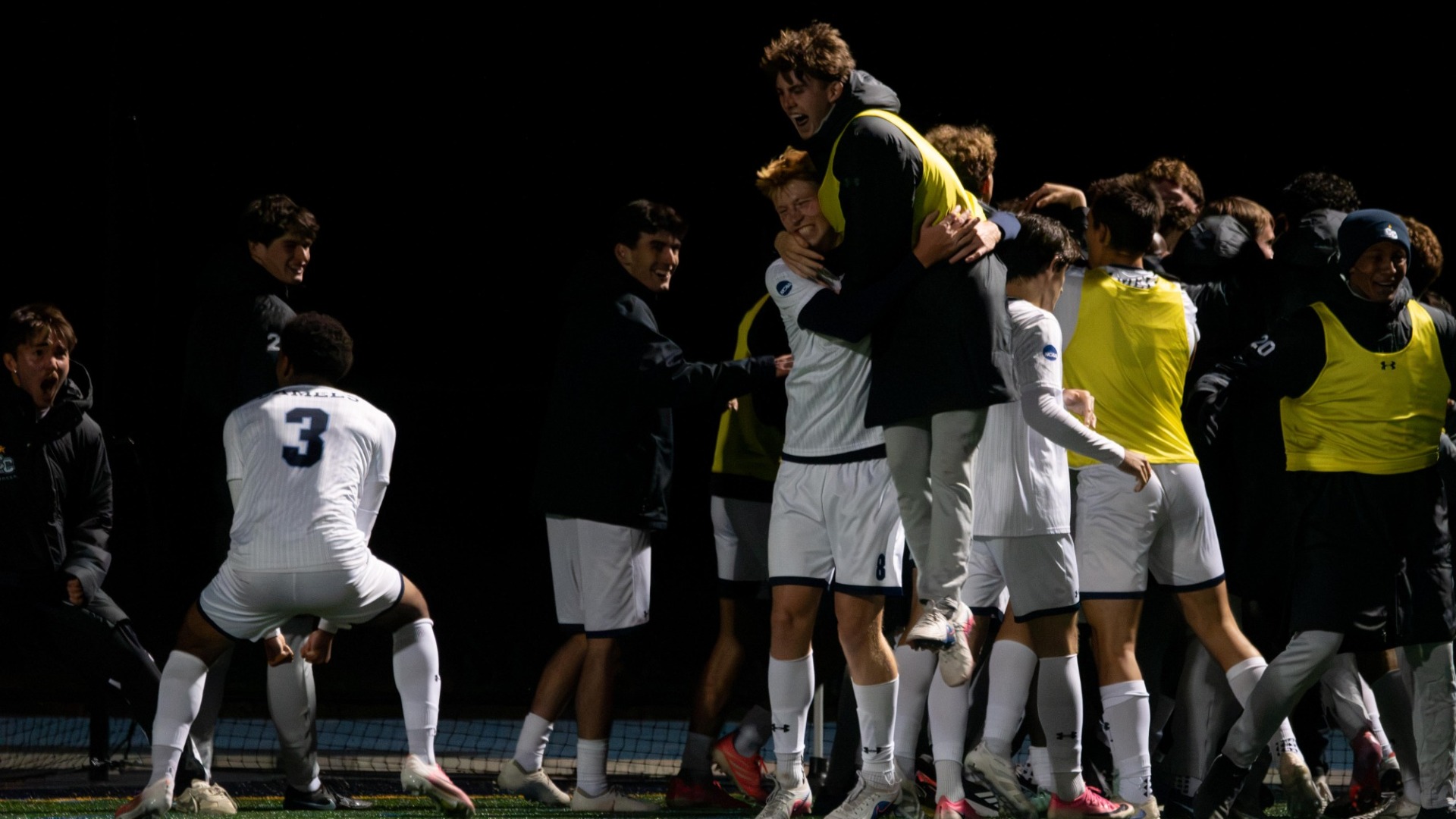 Men's Soccer Goal Celebration vs Trinity (10/6/26)