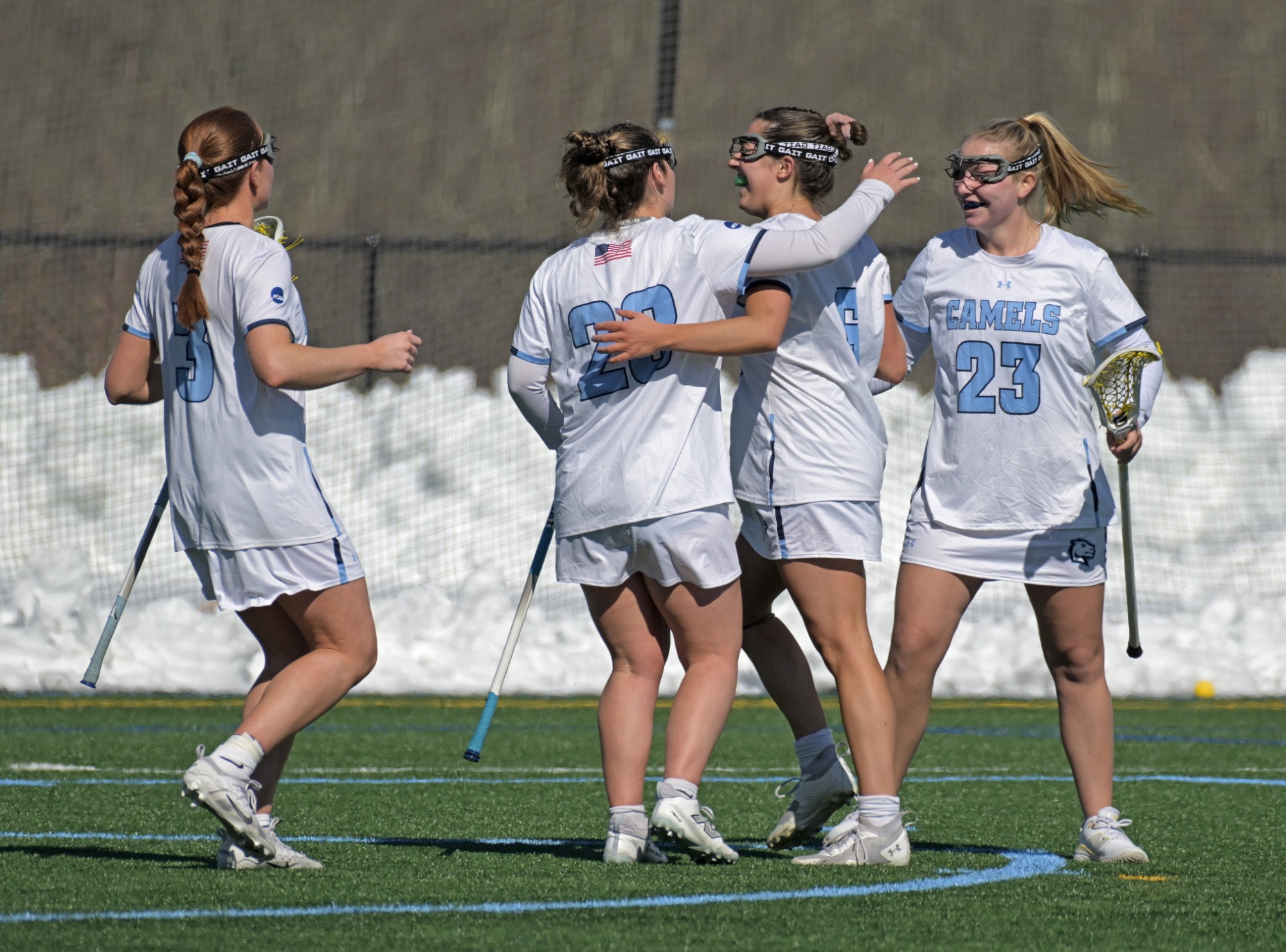 WLax Goal Celebration