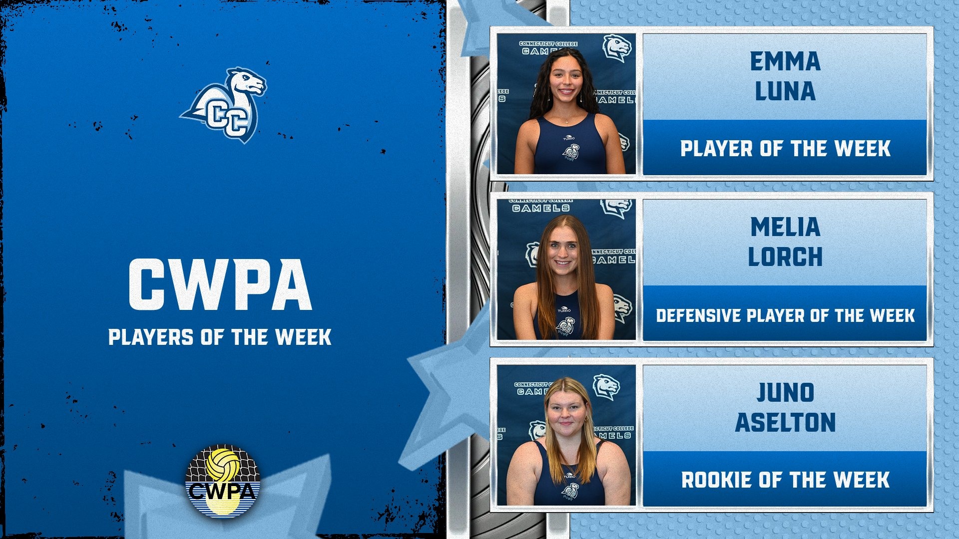 CWPA Players of the Week (4/8/26)