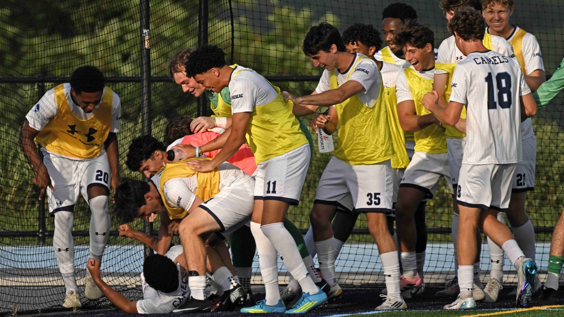 MSoc Goal Celebration vs Emerson