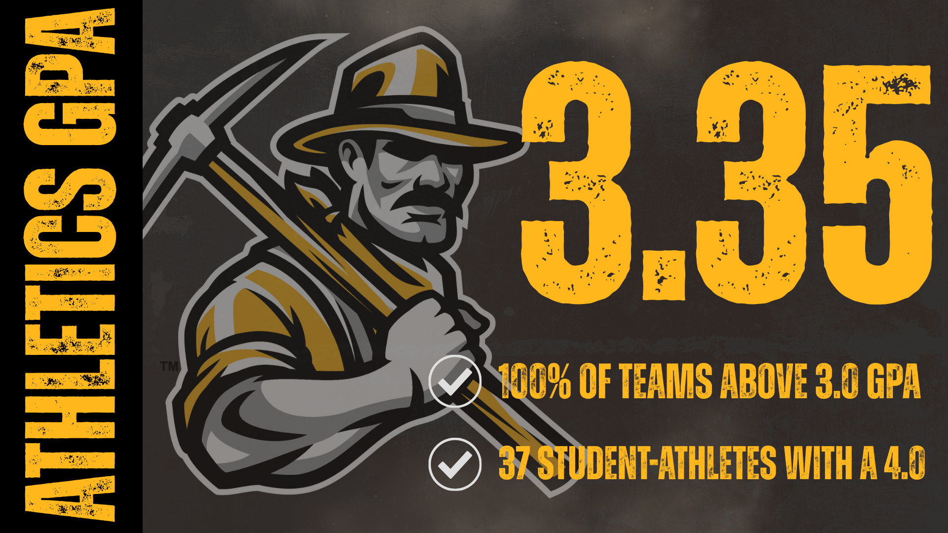 Athletics 3.35 GPA