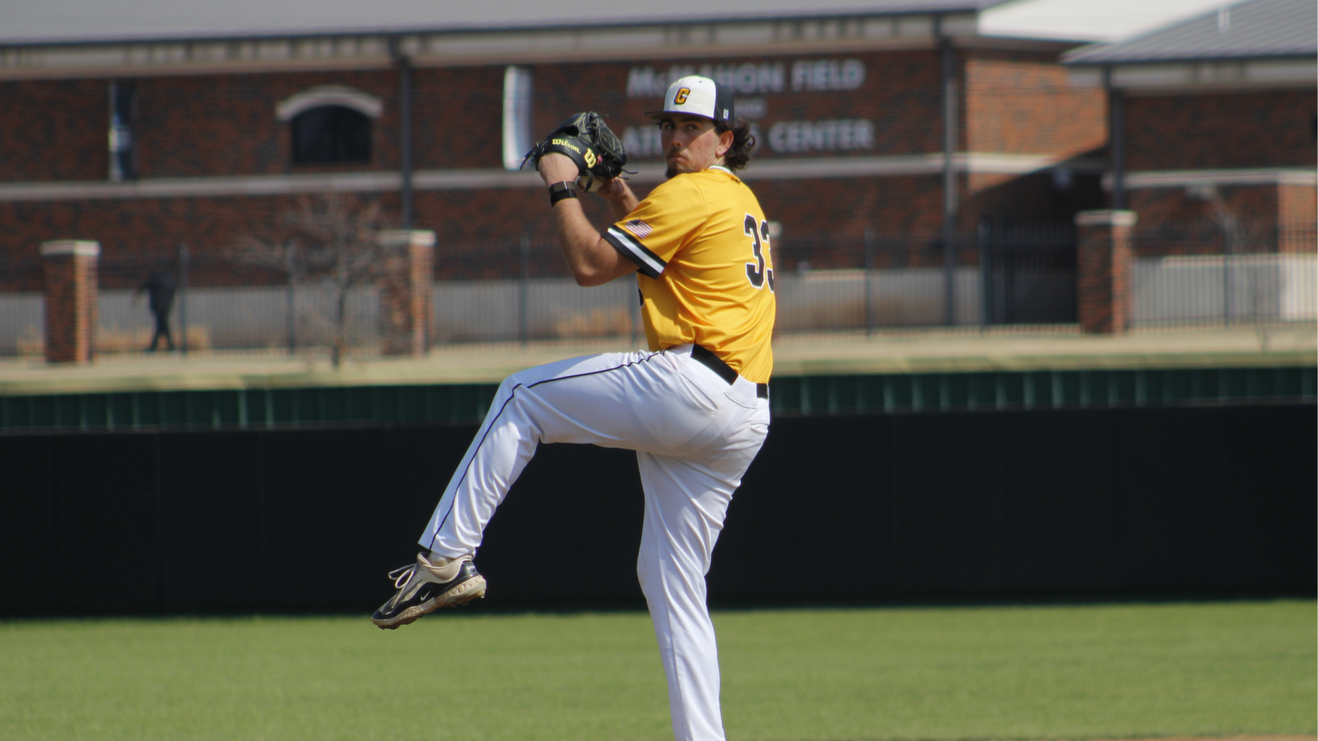 Cameron pitcher in the windup