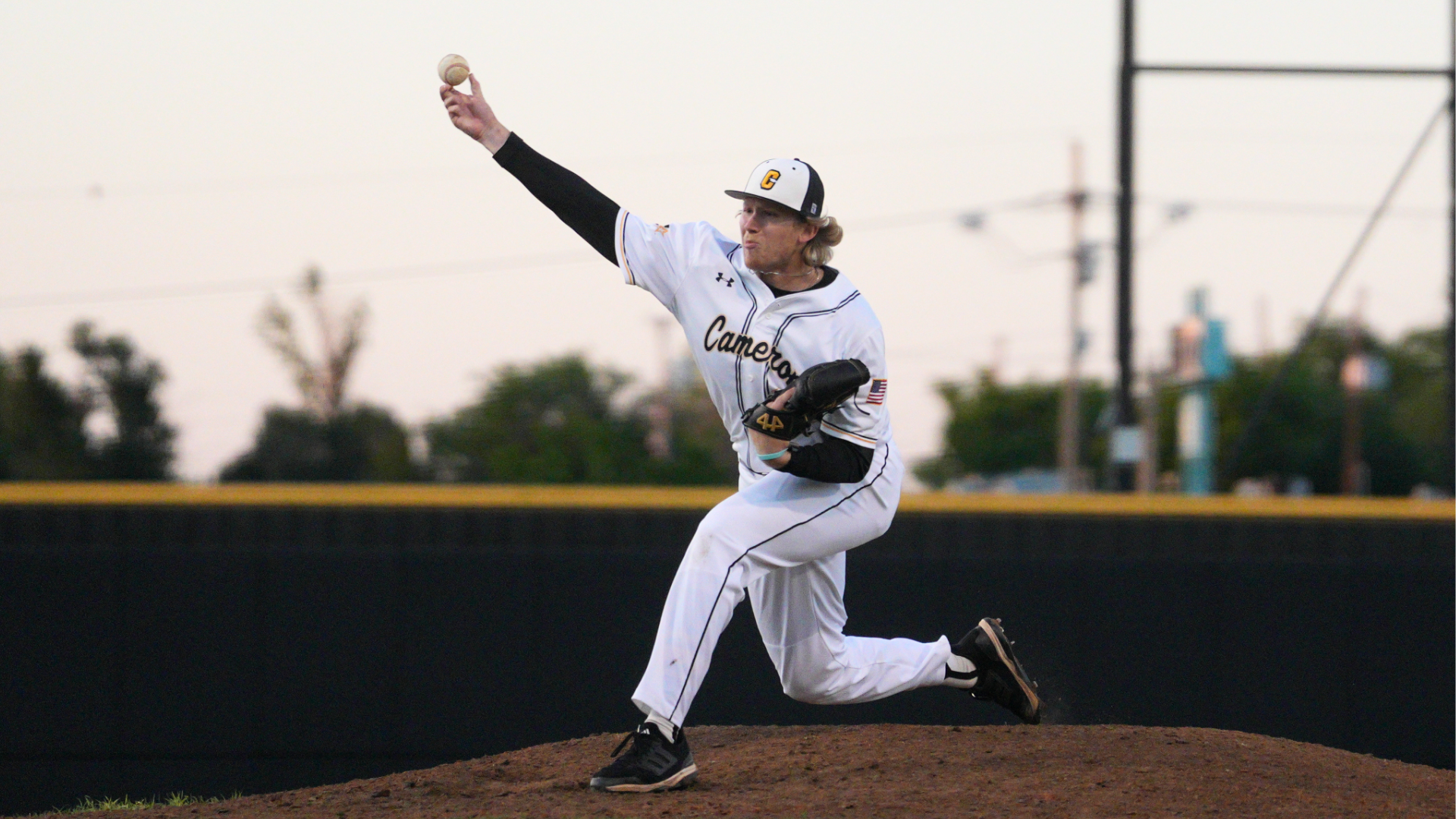 Baseball Player Nate Jacobson Throws Pitch