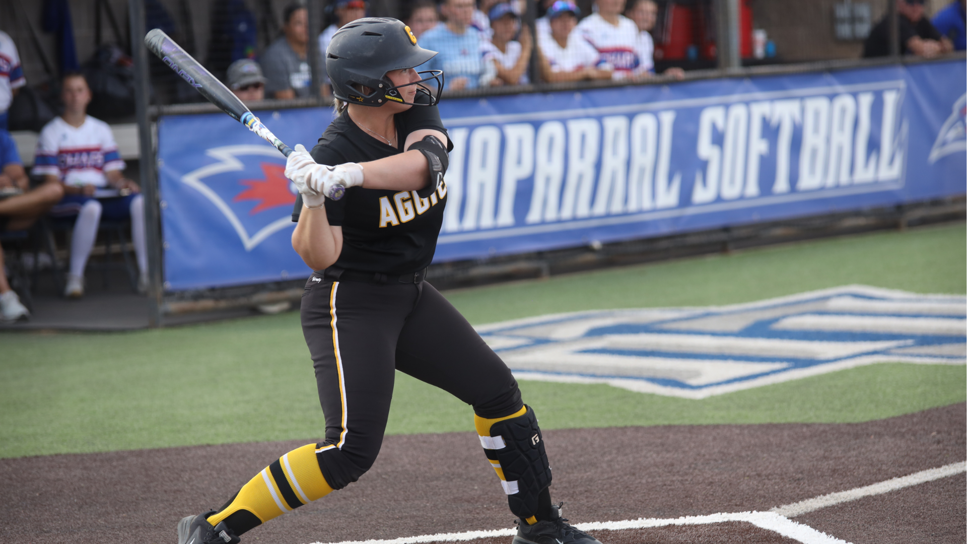 SB- Kyndel McDaniel at bat against lubbock christian on 4/3/2026
