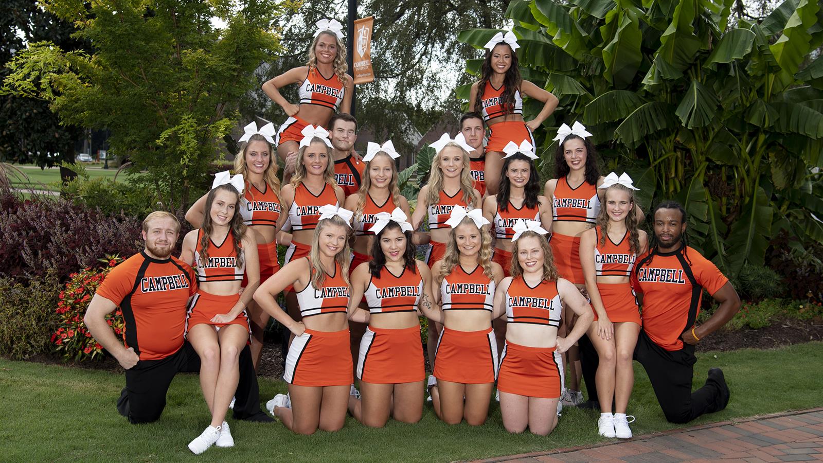 2019-20 Campbell Cheerleading Team