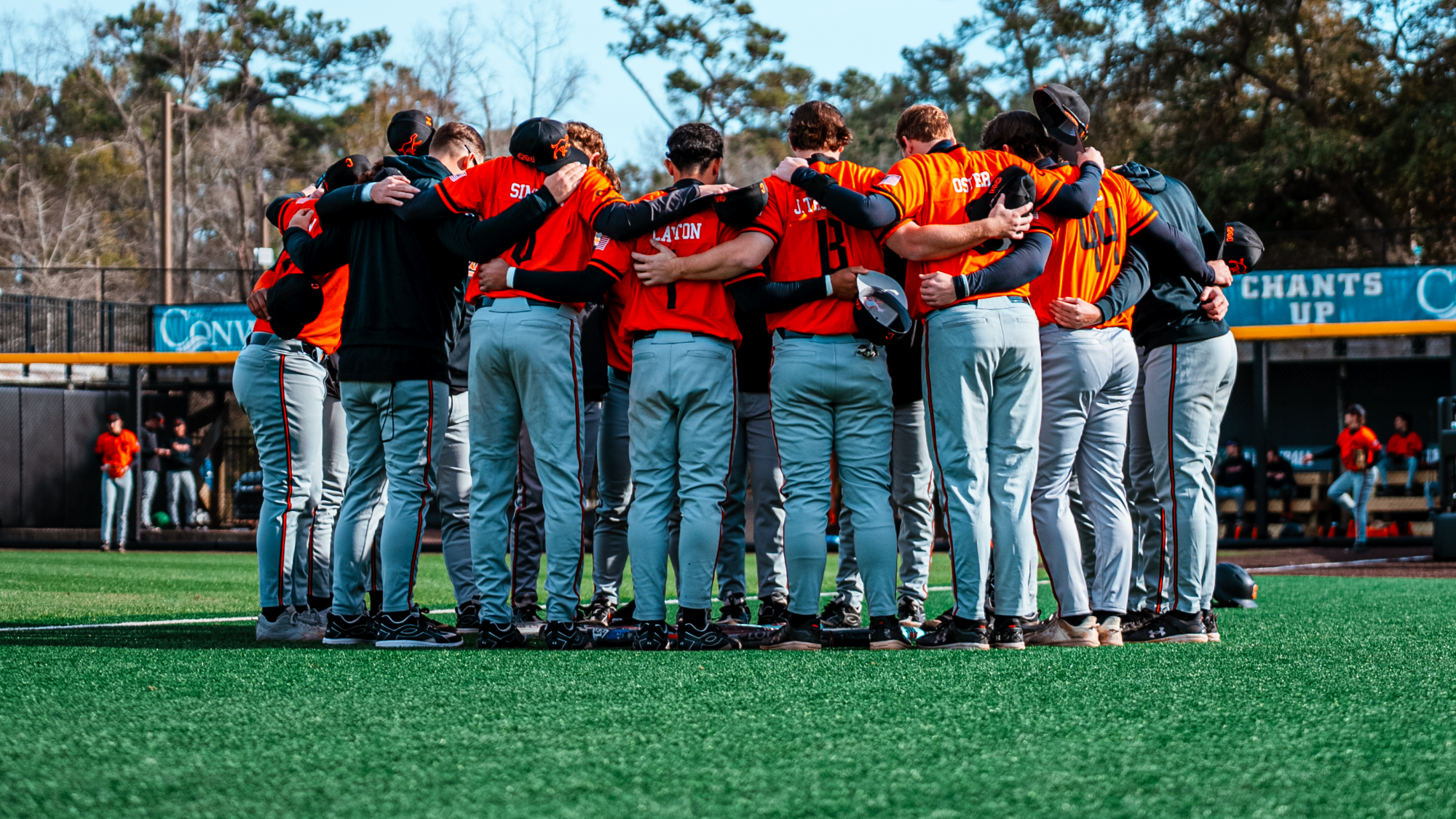 Baseball Team Huddle