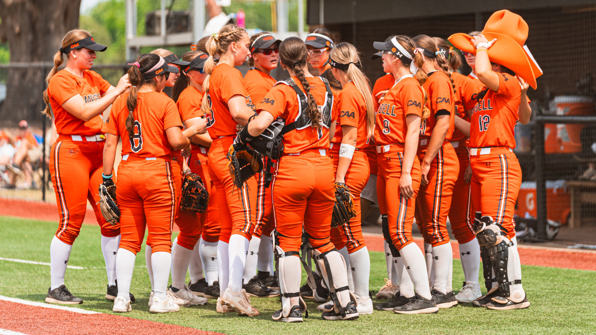 Softball Team Huddle
