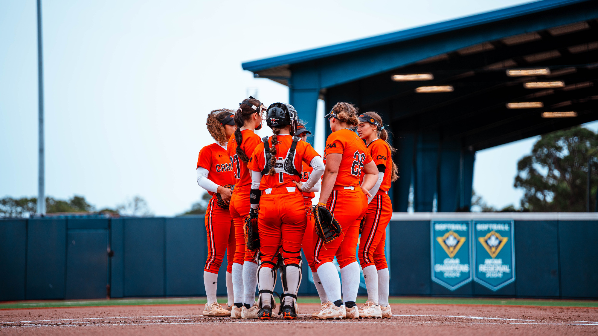 Softball Campbell Mound Visit