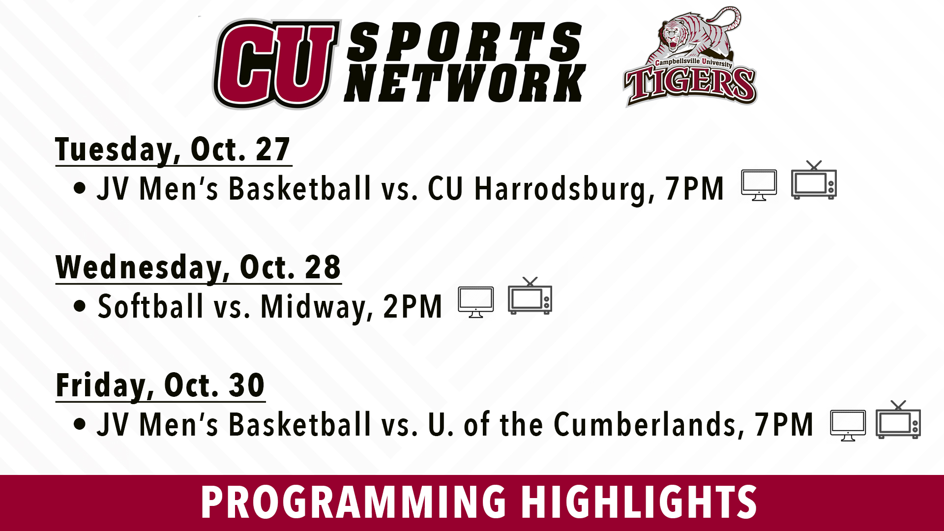 CUSN Week of Oct. 26