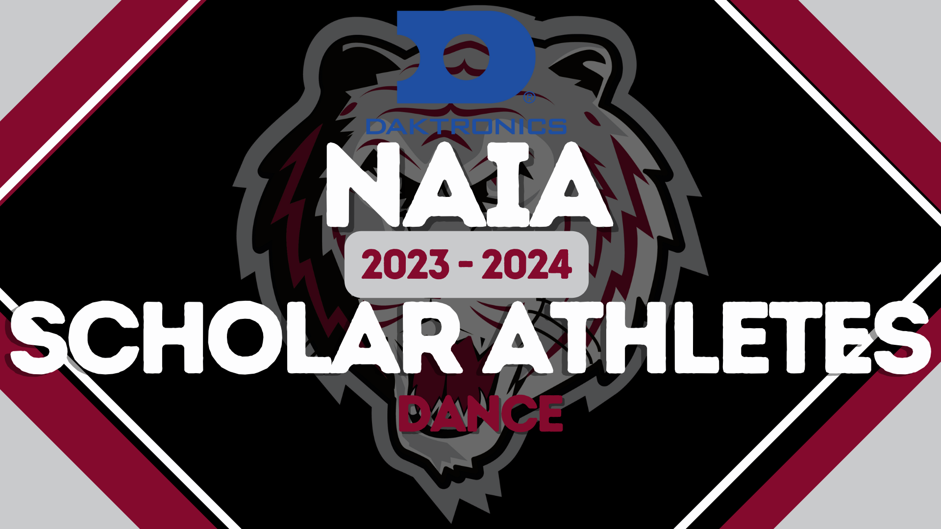 Dance NAIA Scholar HAs