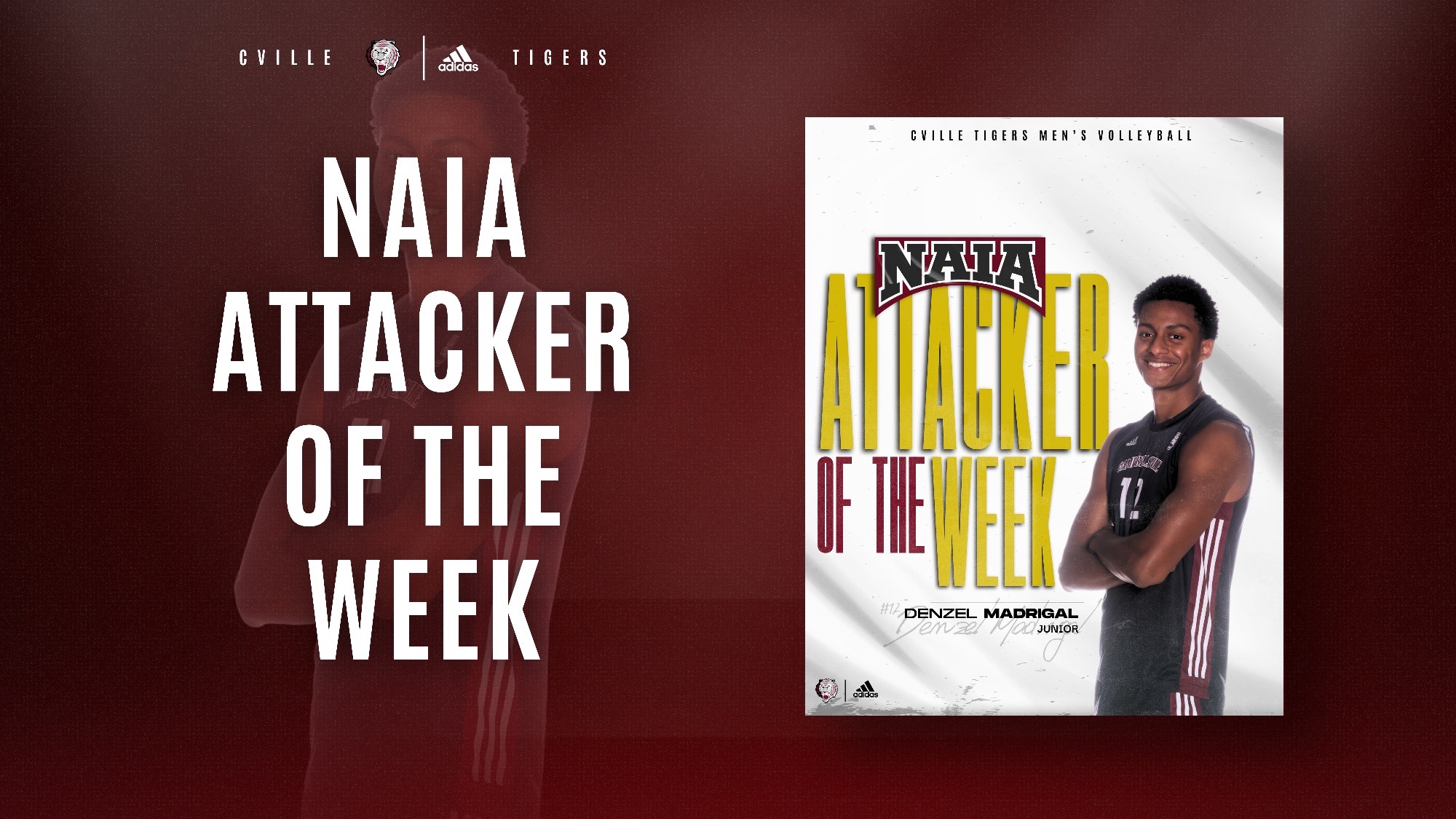 Denzel NAIA Attacker of the Week