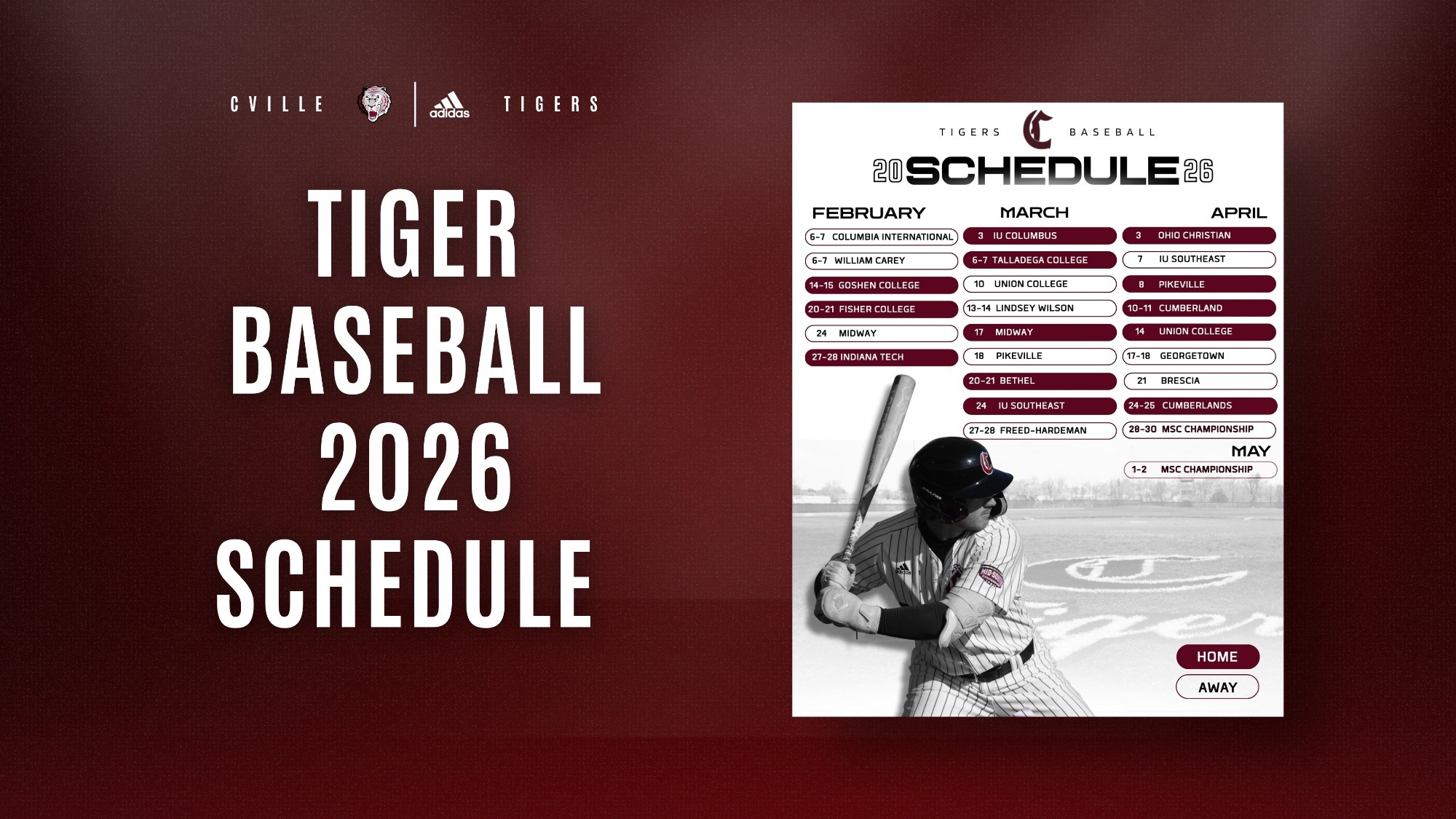Baseball schedule graphic 2526