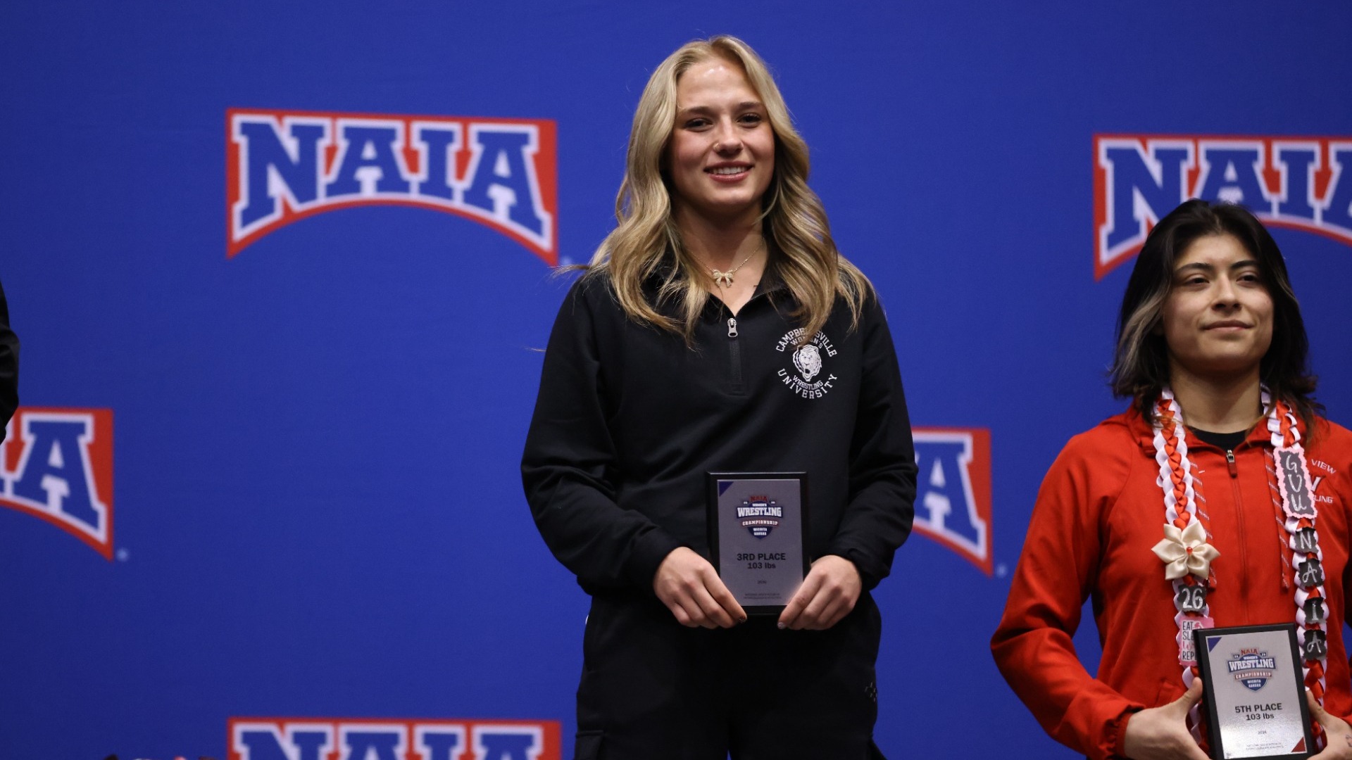 Craft on podium