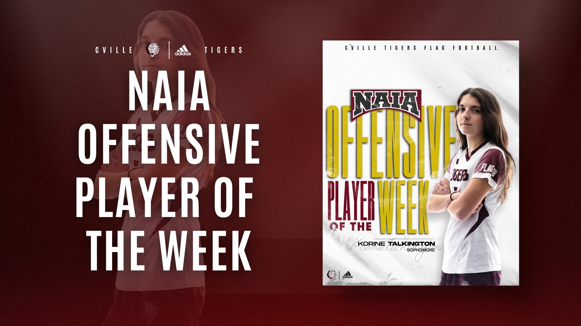 Korine Talkington NAIA Offensive Player of the Week