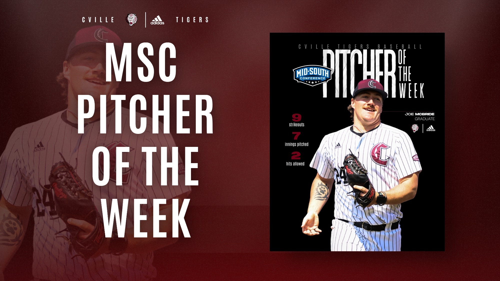 BSB McBride MSC Pitcher of the Week 41326