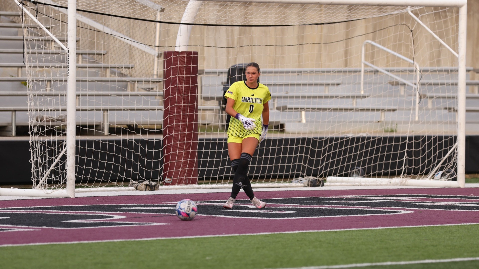 Hall in goal