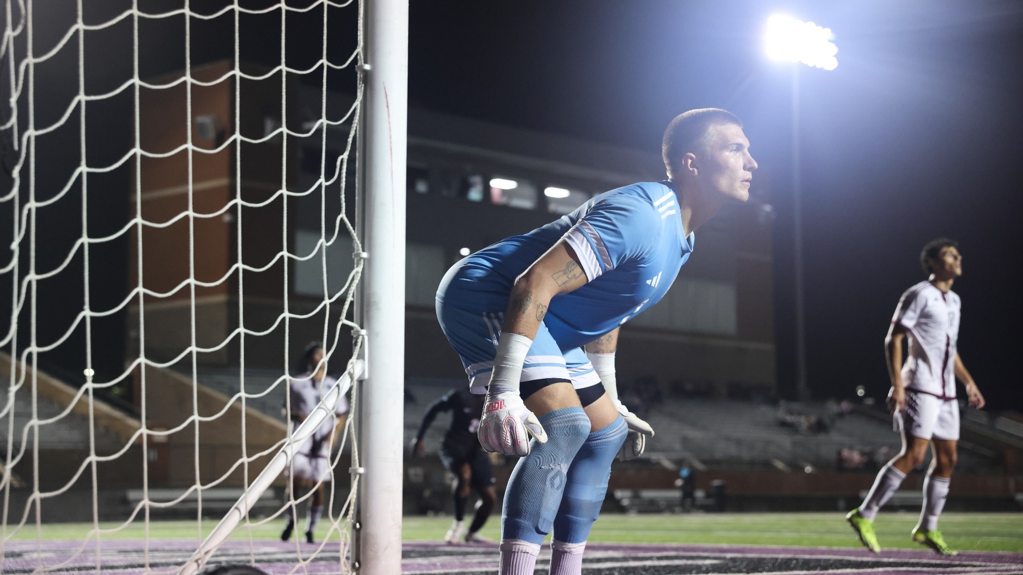 Schou in goal