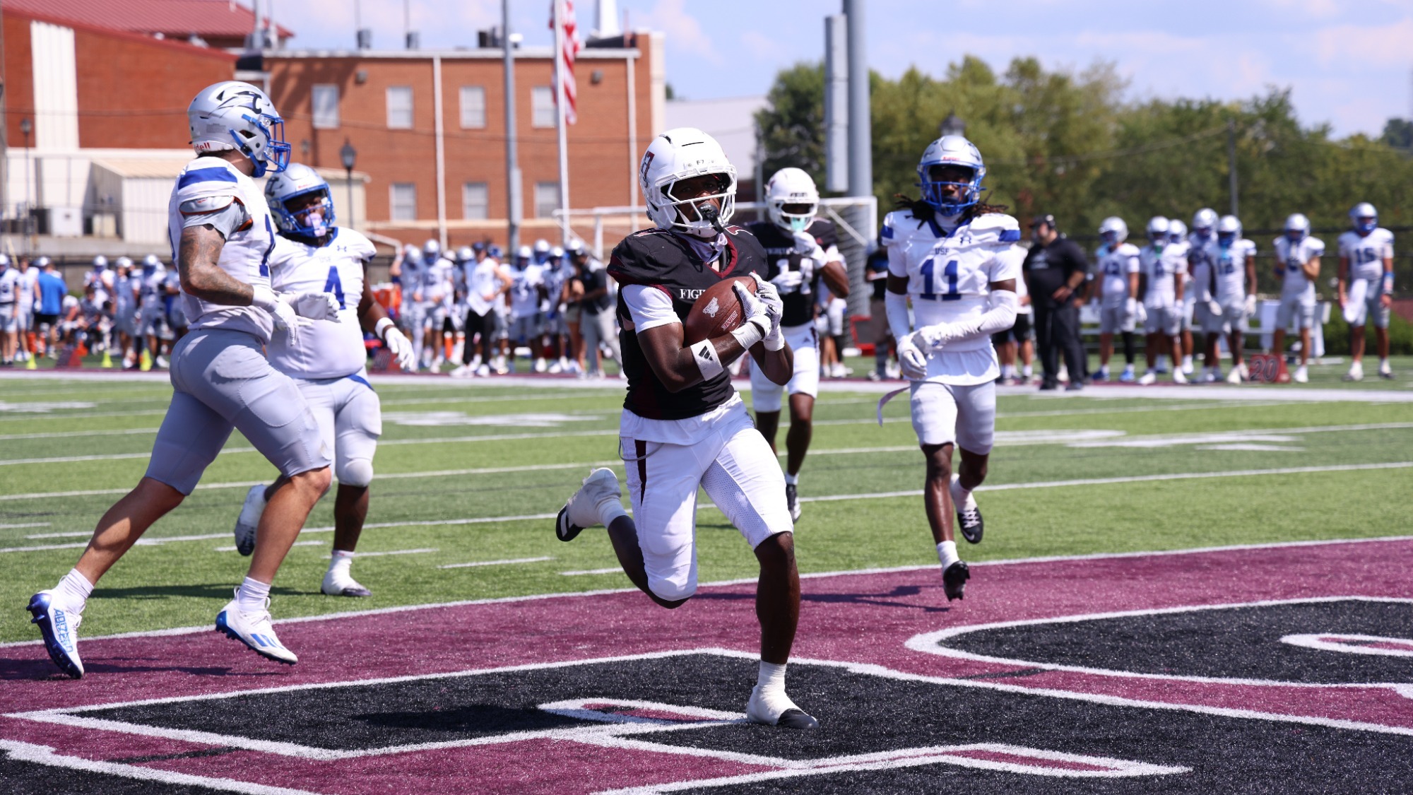 Tiger touchdown