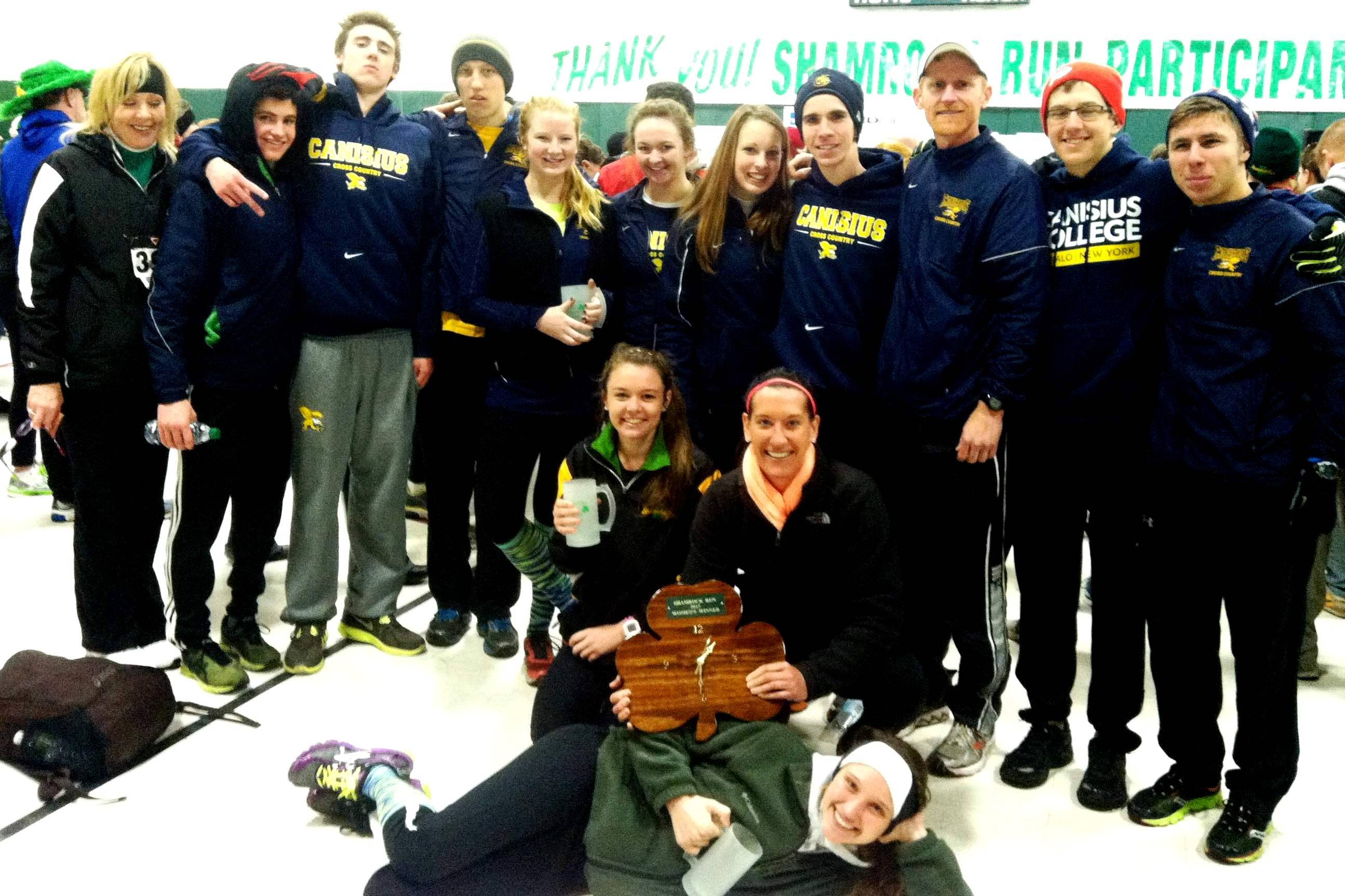 Members of Cross Country Compete at Shamrock Run