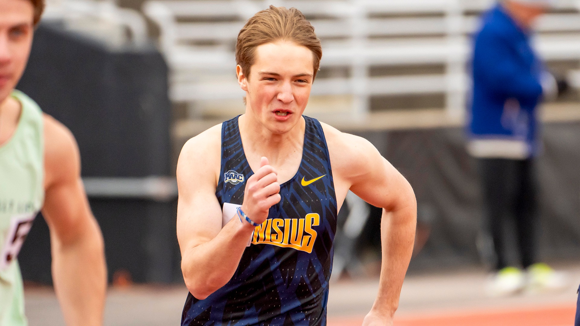 Canisius runner Braden Tent is shown in competition at the at UB Alumni Invite at the UB Stadium in Amherst, N.Y. 