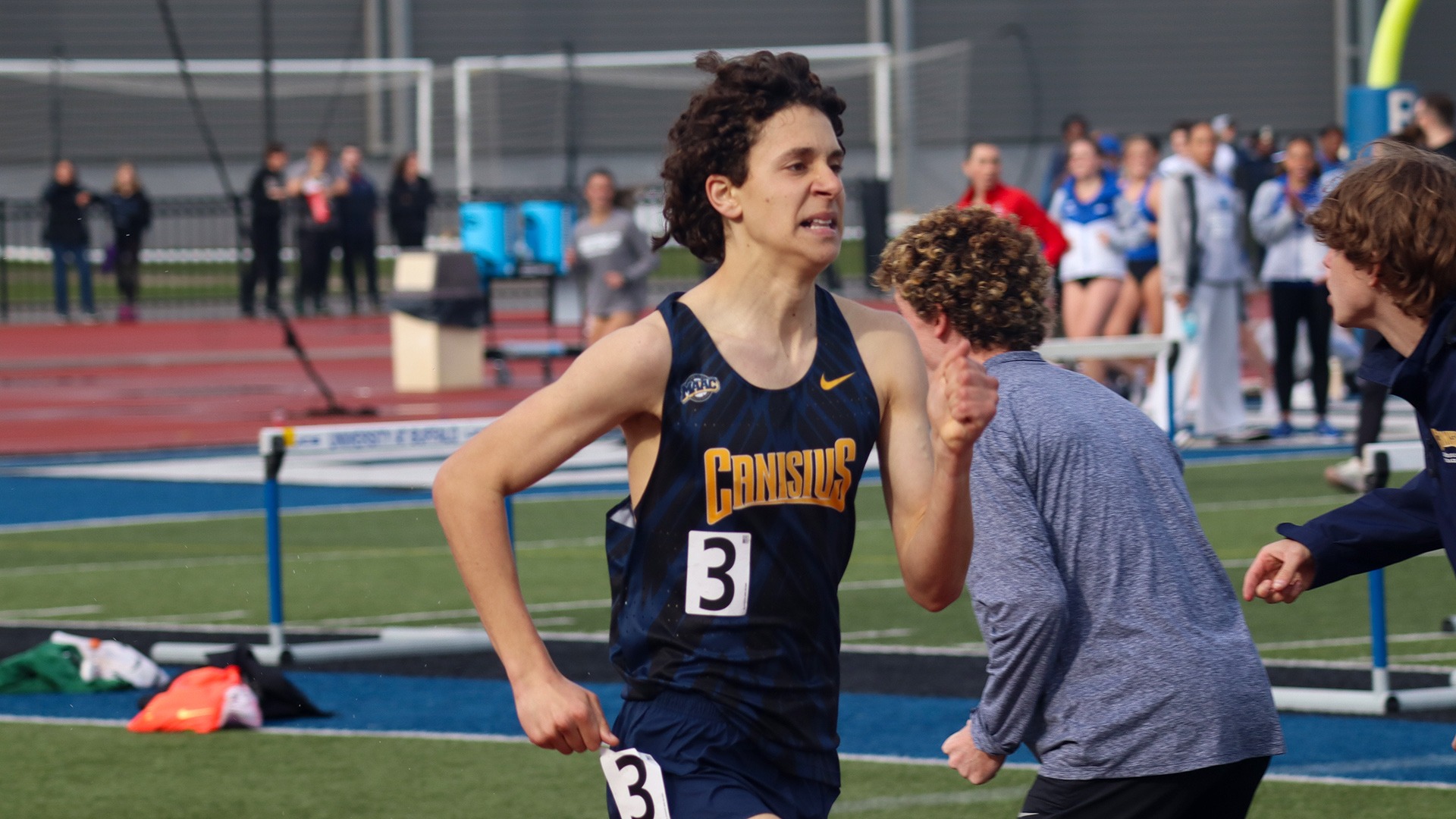 Canisius runner Adam Kozman is shown in action at the UB Alumni Invite at UB Stadium in Amherst, N.Y. 